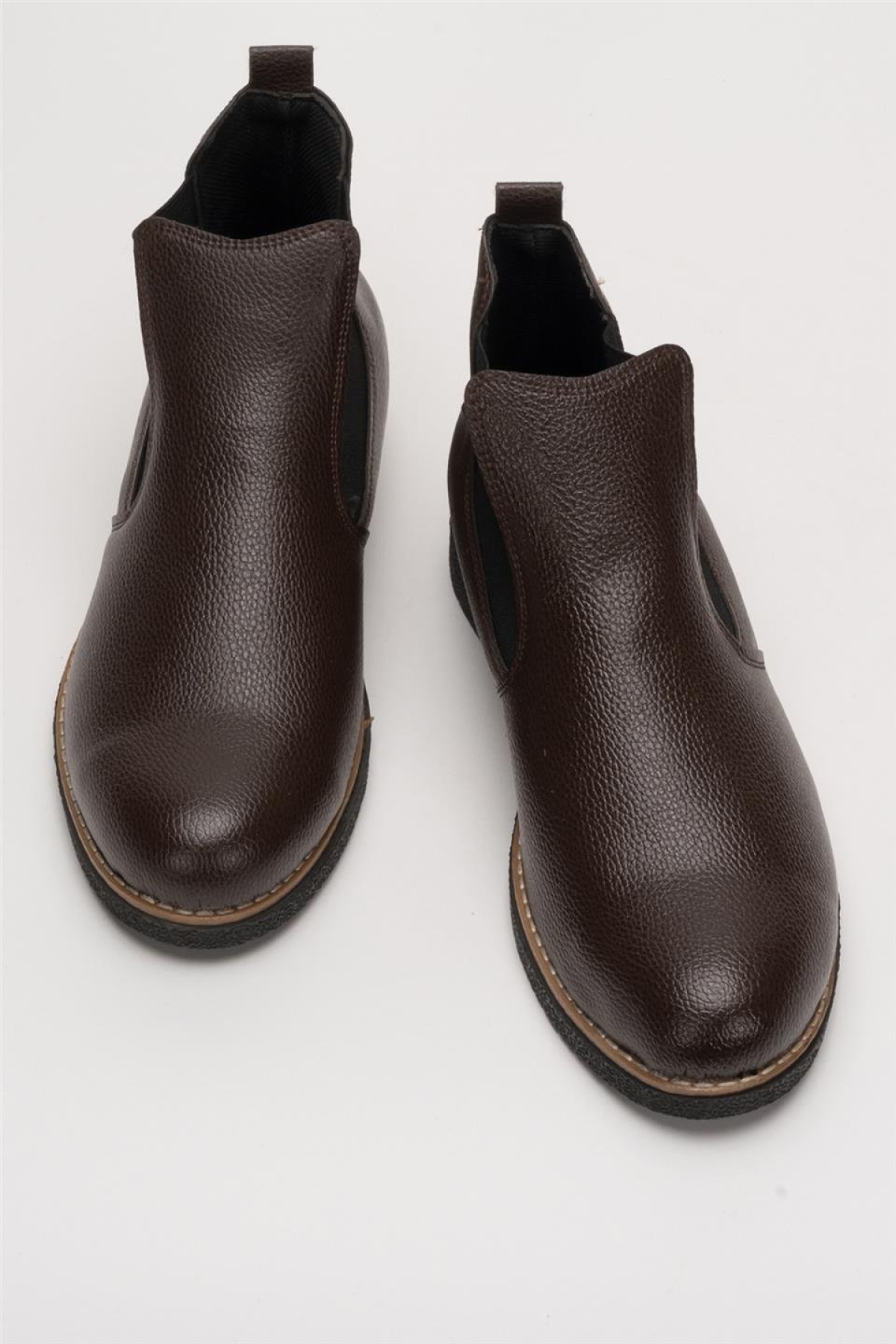 Bilekte Klasik Erkek Chelsea Bot KAHVERENGİ - Görsel 7