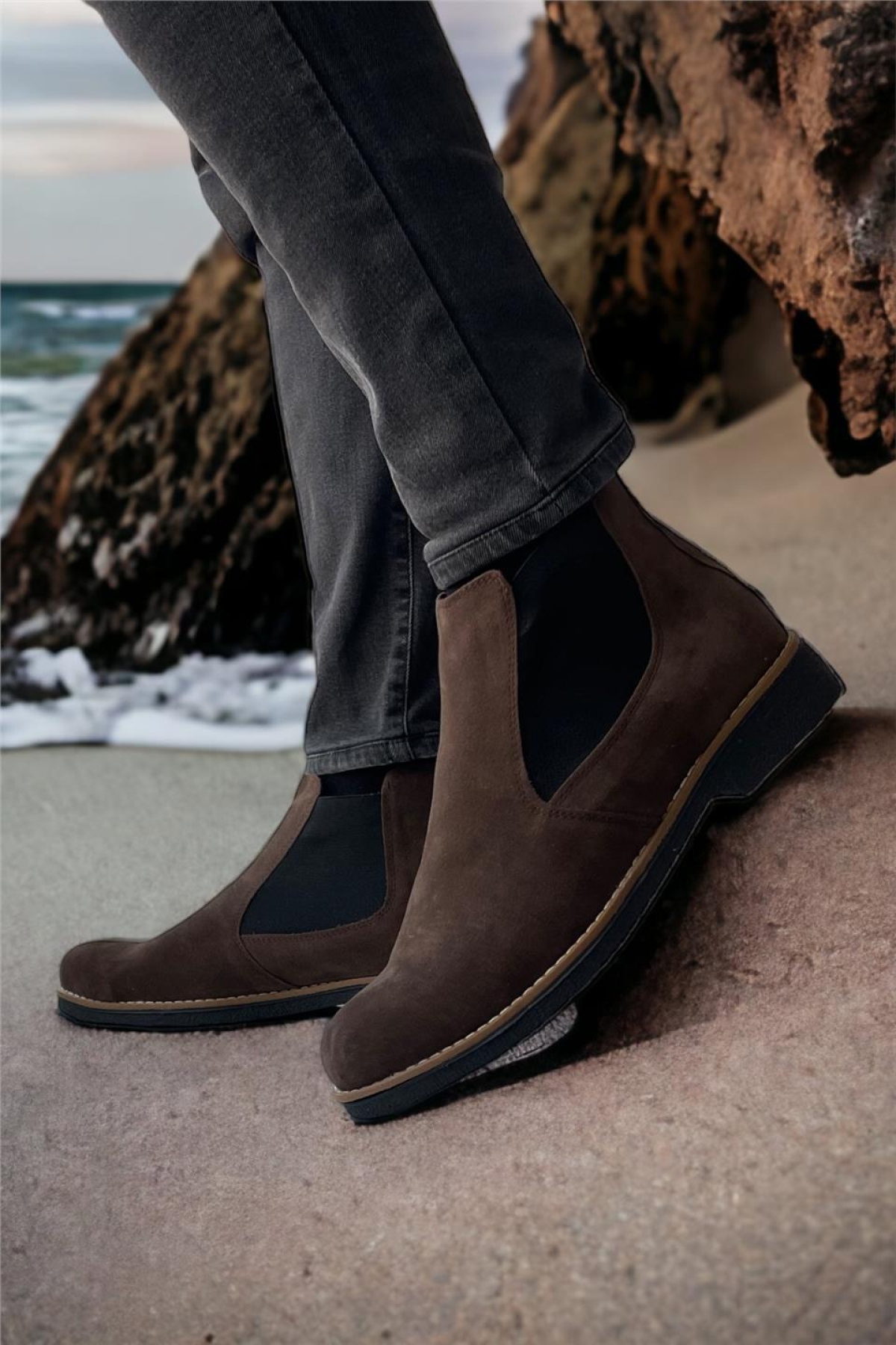 Bilekte Klasik Erkek Chelsea Bot KUM - Görsel 9