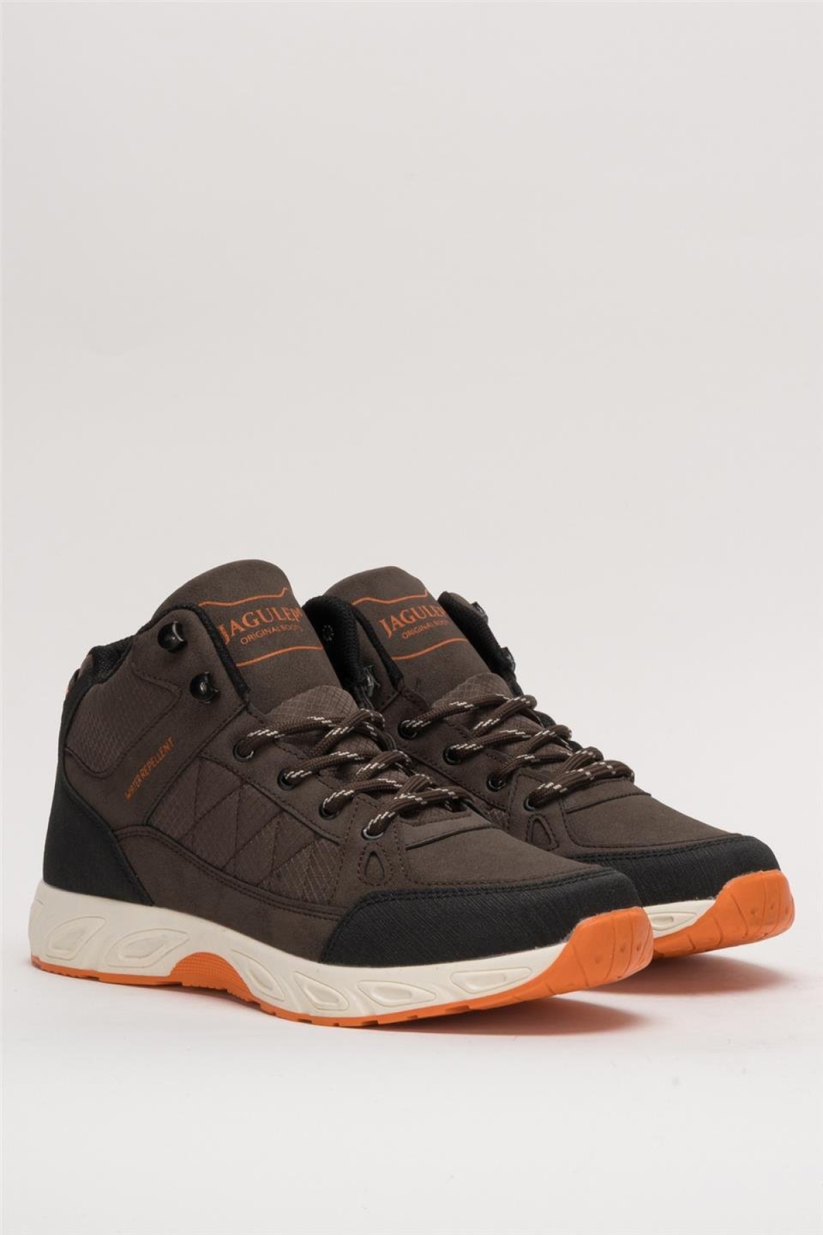 Outdoor Bot Ayakkabı Kışlık Dayanıklı Sağlam Taban Bağcıklı KAHVERENGİ - Görsel 4