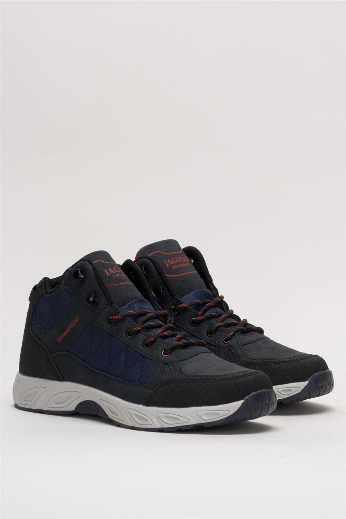 Outdoor Bot Ayakkabı Kışlık Dayanıklı Sağlam Taban Bağcıklı LACİVERT - Görsel 4