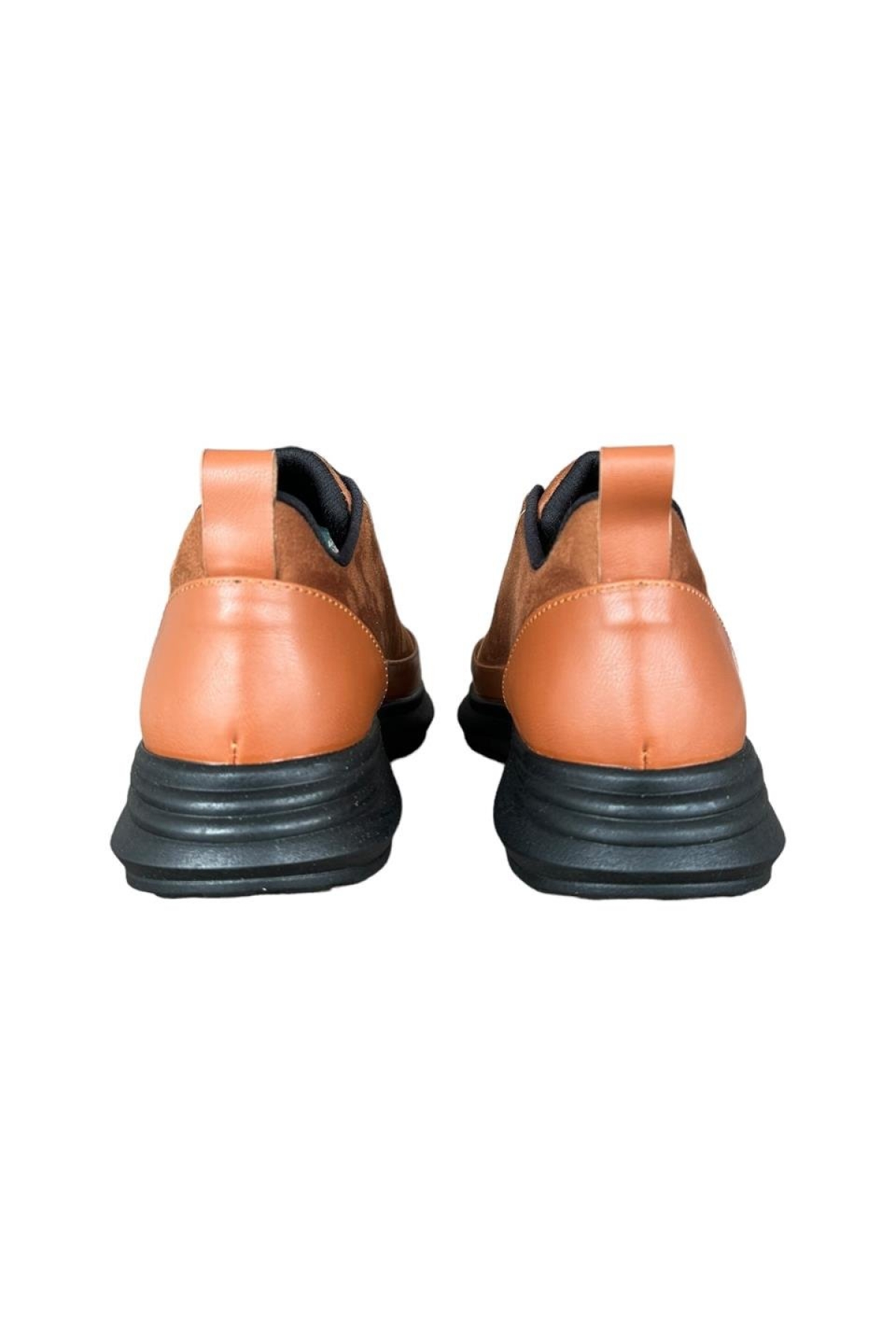 Bağcıklı Kadın Spor Sneaker Ayakkabı TABA - Görsel 6