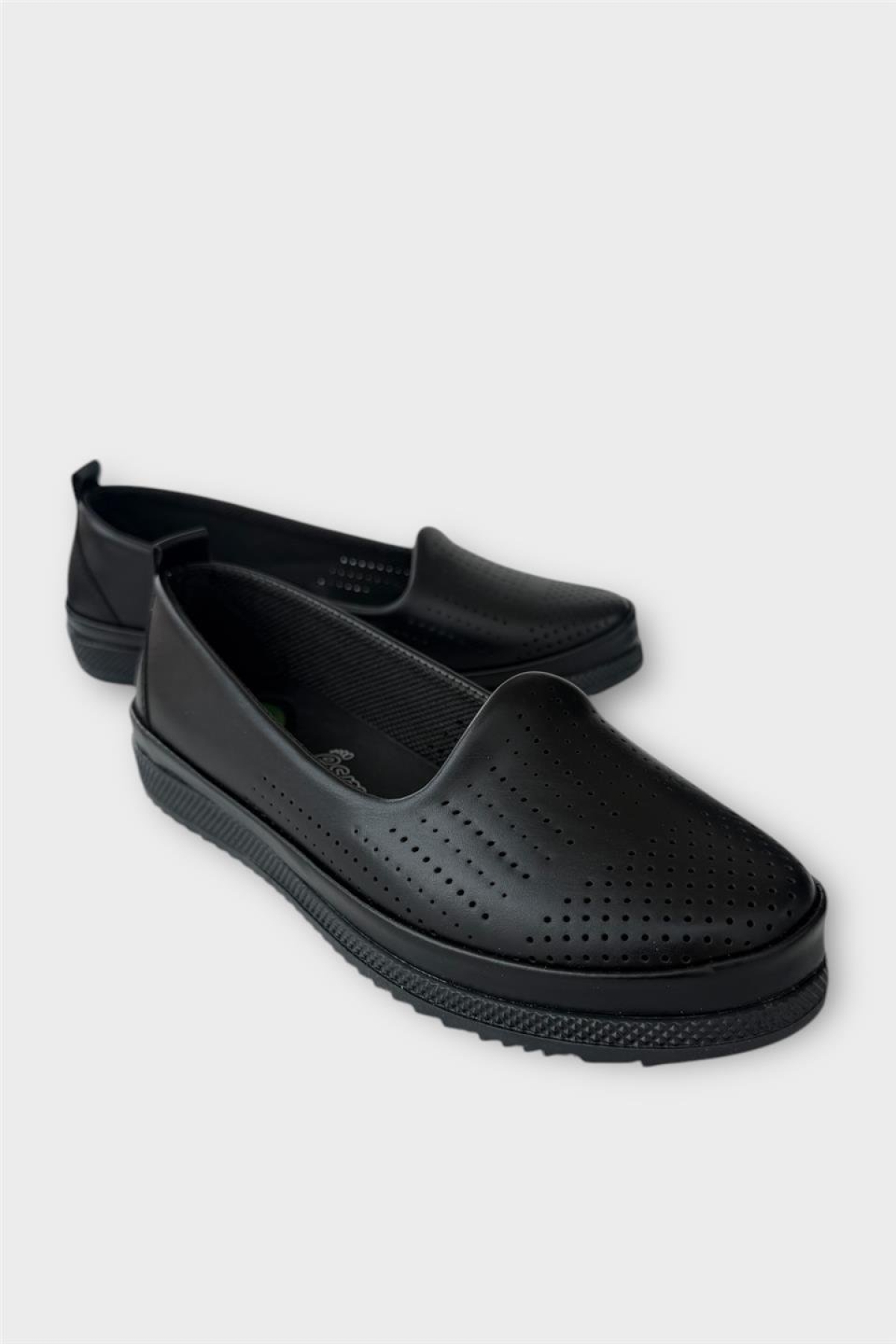 Tam Ortopedik Hava Alan Yumuşak Tabanlı Günlük Anne Babet SİYAH - Görsel 3