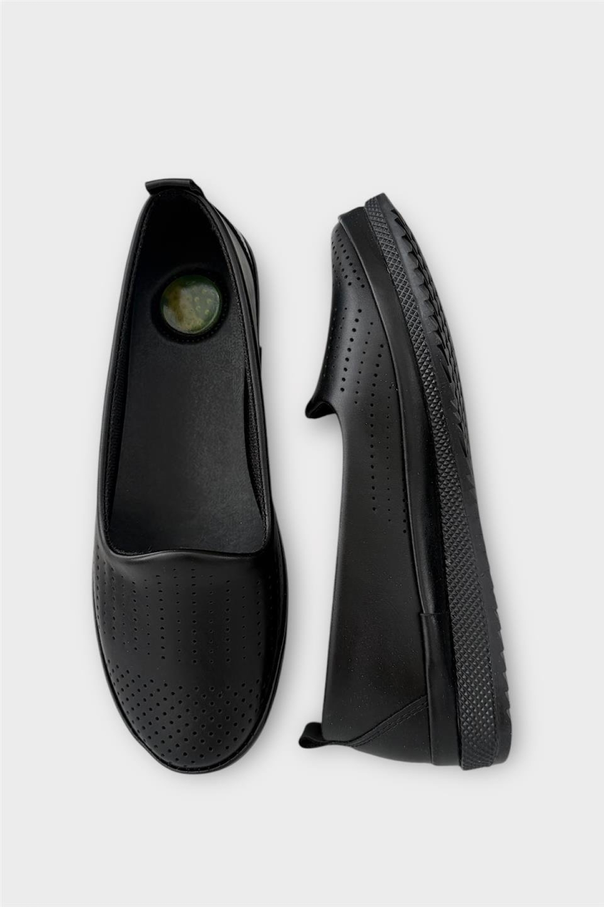 Tam Ortopedik Hava Alan Yumuşak Tabanlı Günlük Anne Babet SİYAH - Görsel 7