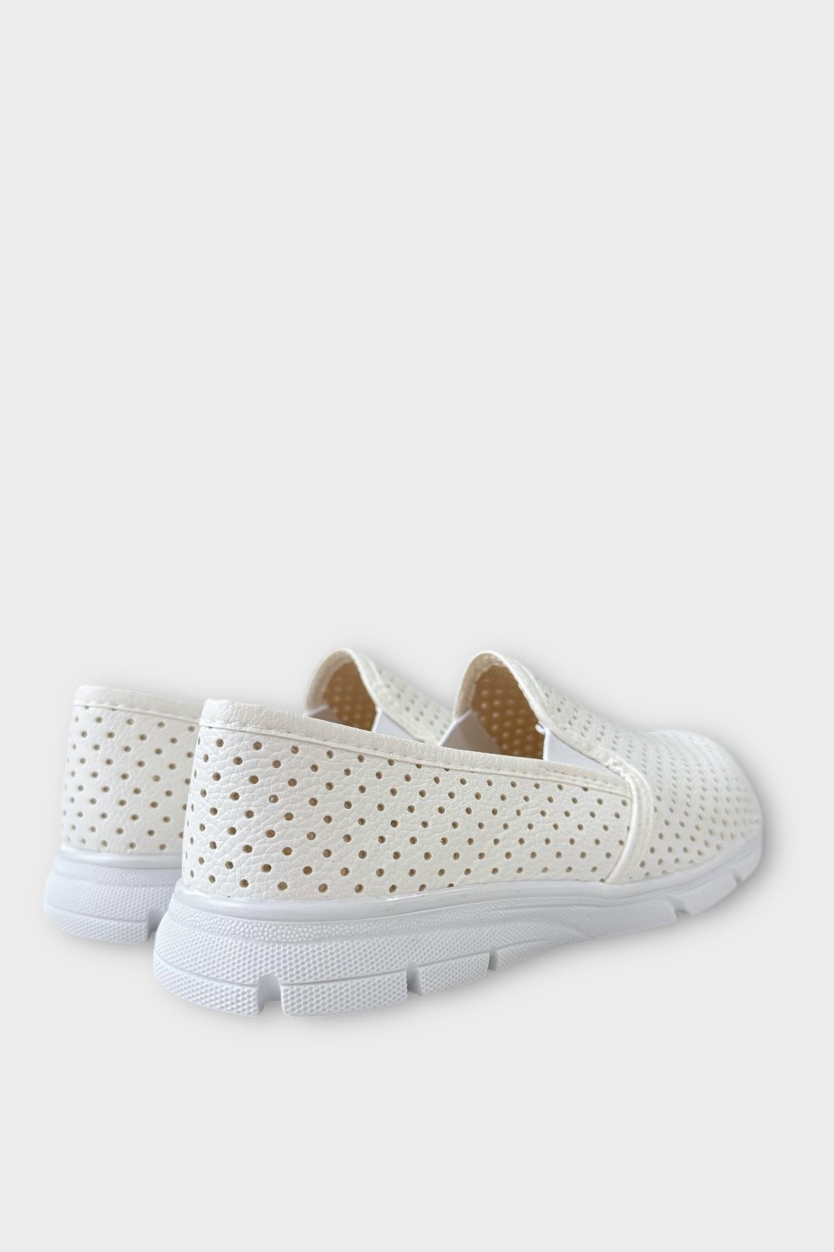 Kadın Babet Rahat Hafif Ayakkabı BEYAZ - Görsel 6