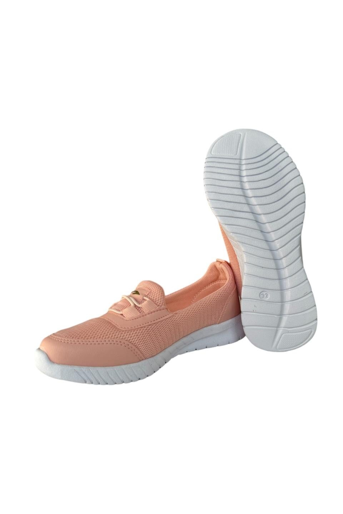 Akıllı Bağcıklı Çocuk Babet Ayakkabı PUDRA-SU YEŞİLİ - Görsel 4