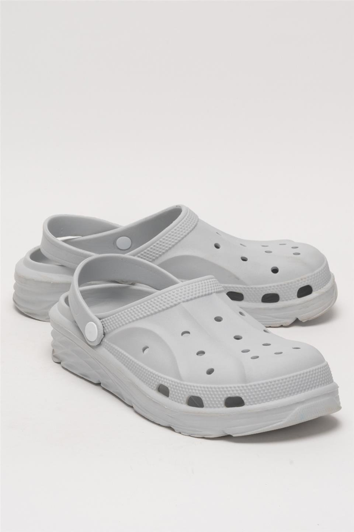 Erkek Eva Rahat Comfort Terlik GRİ - Görsel 3