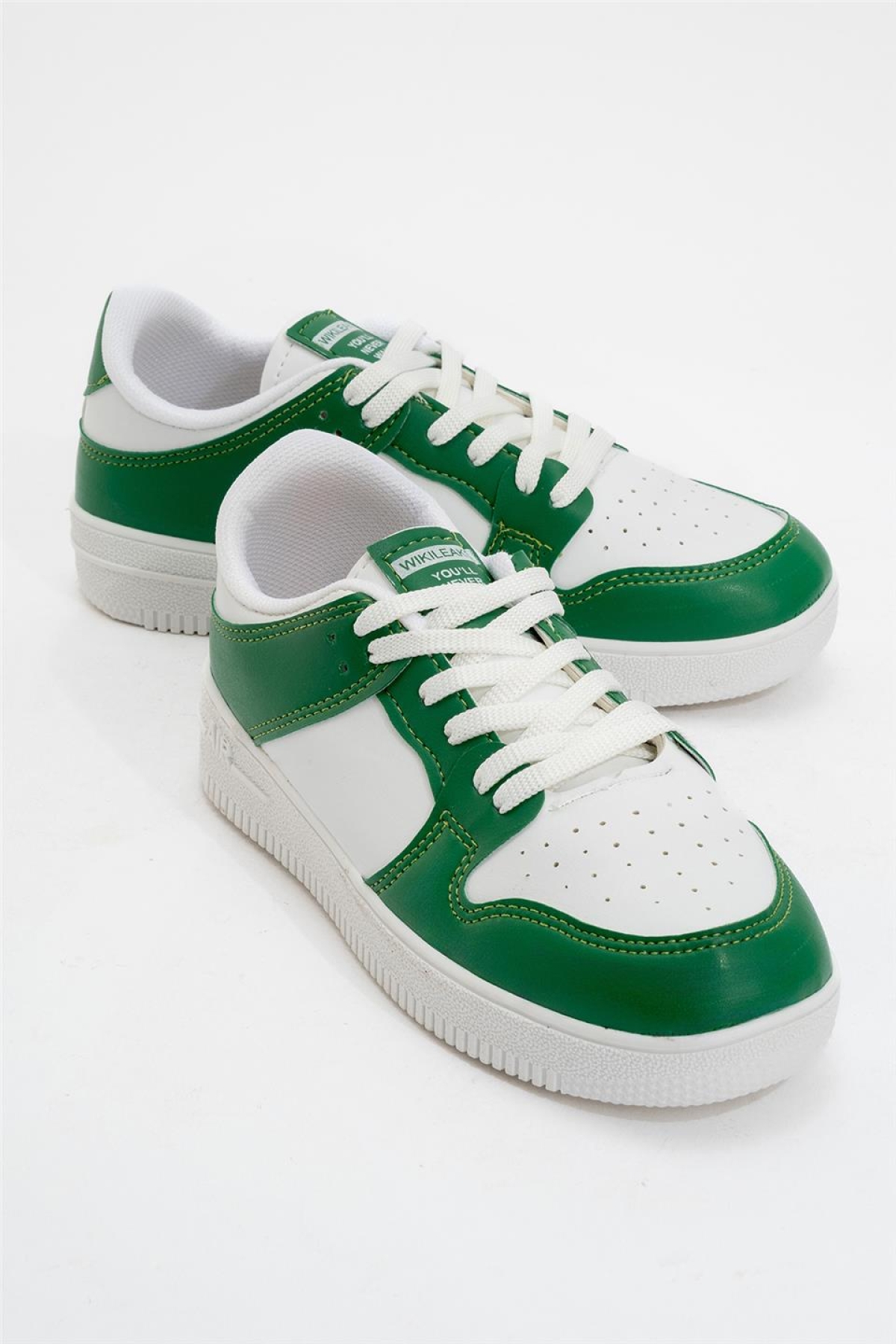 Unisex Spor Sneaker Ayakkabı BEYAZ - YEŞİL - Görsel 3