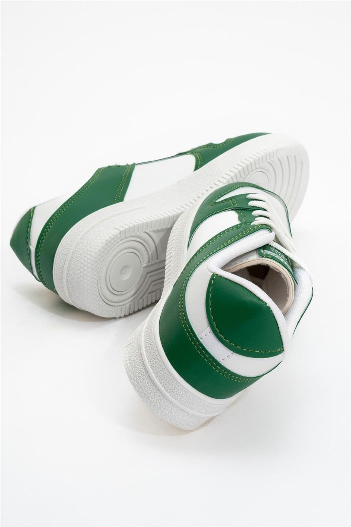 Unisex Spor Sneaker Ayakkabı BEYAZ - YEŞİL - Görsel 5