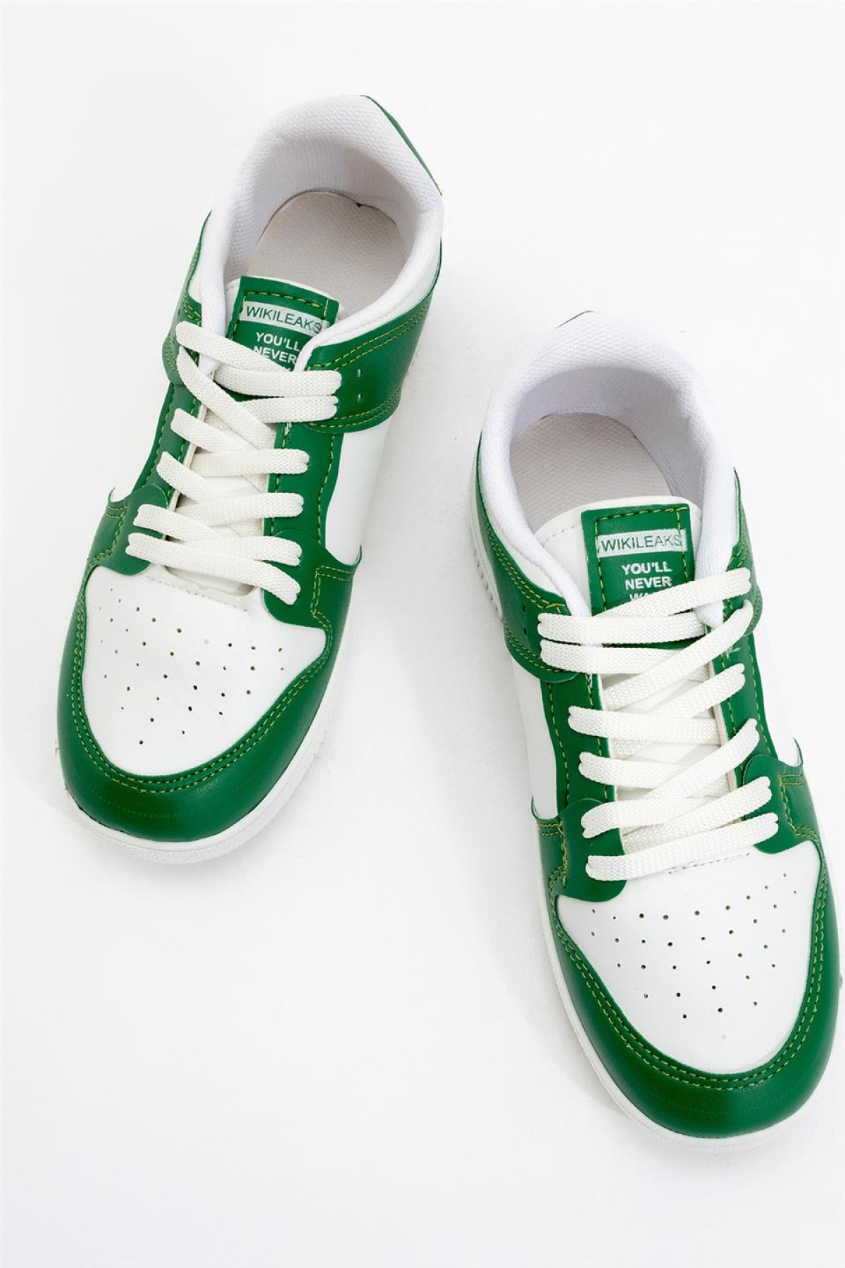 Unisex Spor Sneaker Ayakkabı BEYAZ - YEŞİL - Görsel 6