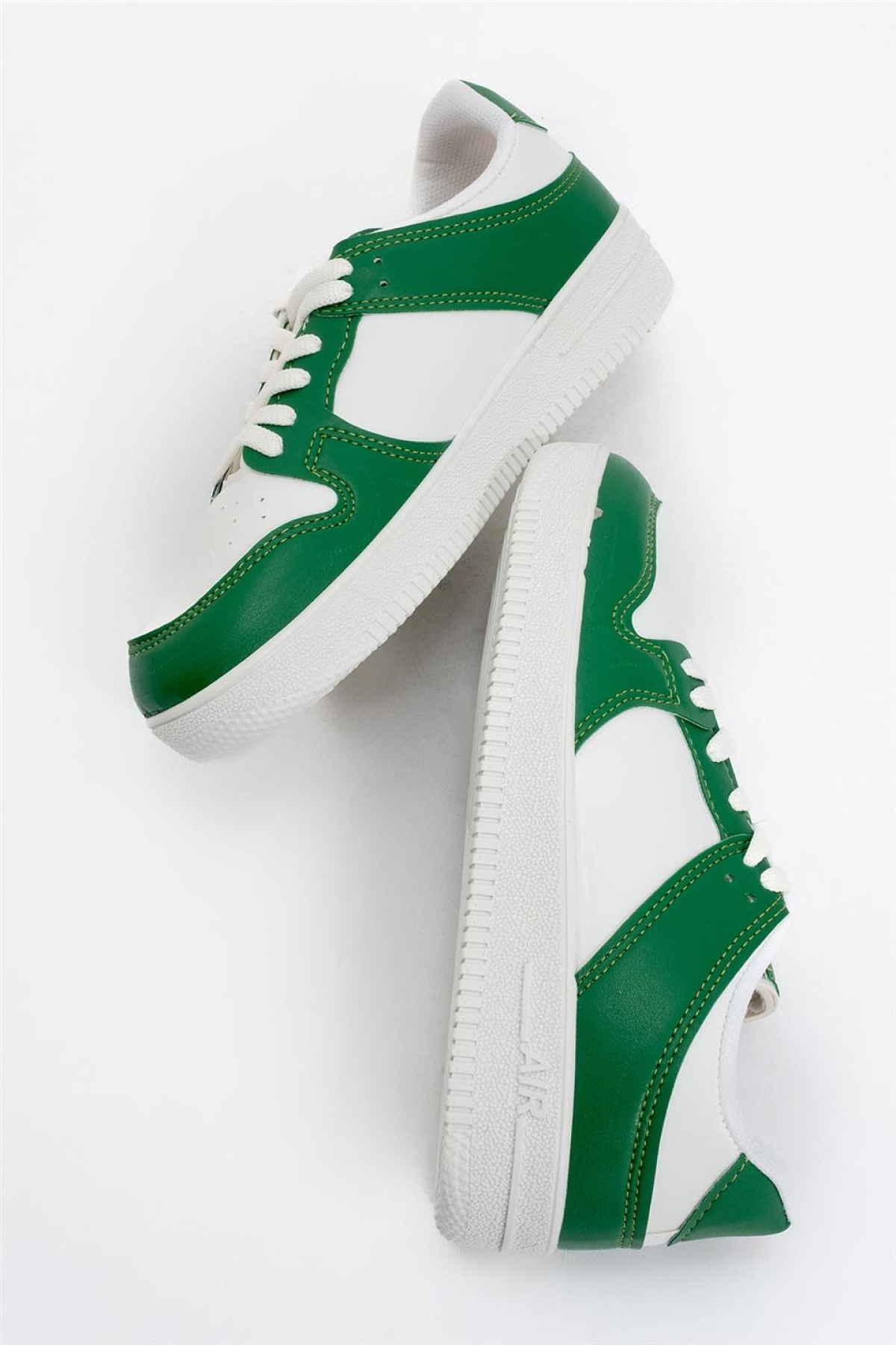 Unisex Spor Sneaker Ayakkabı BEYAZ - YEŞİL - Görsel 7