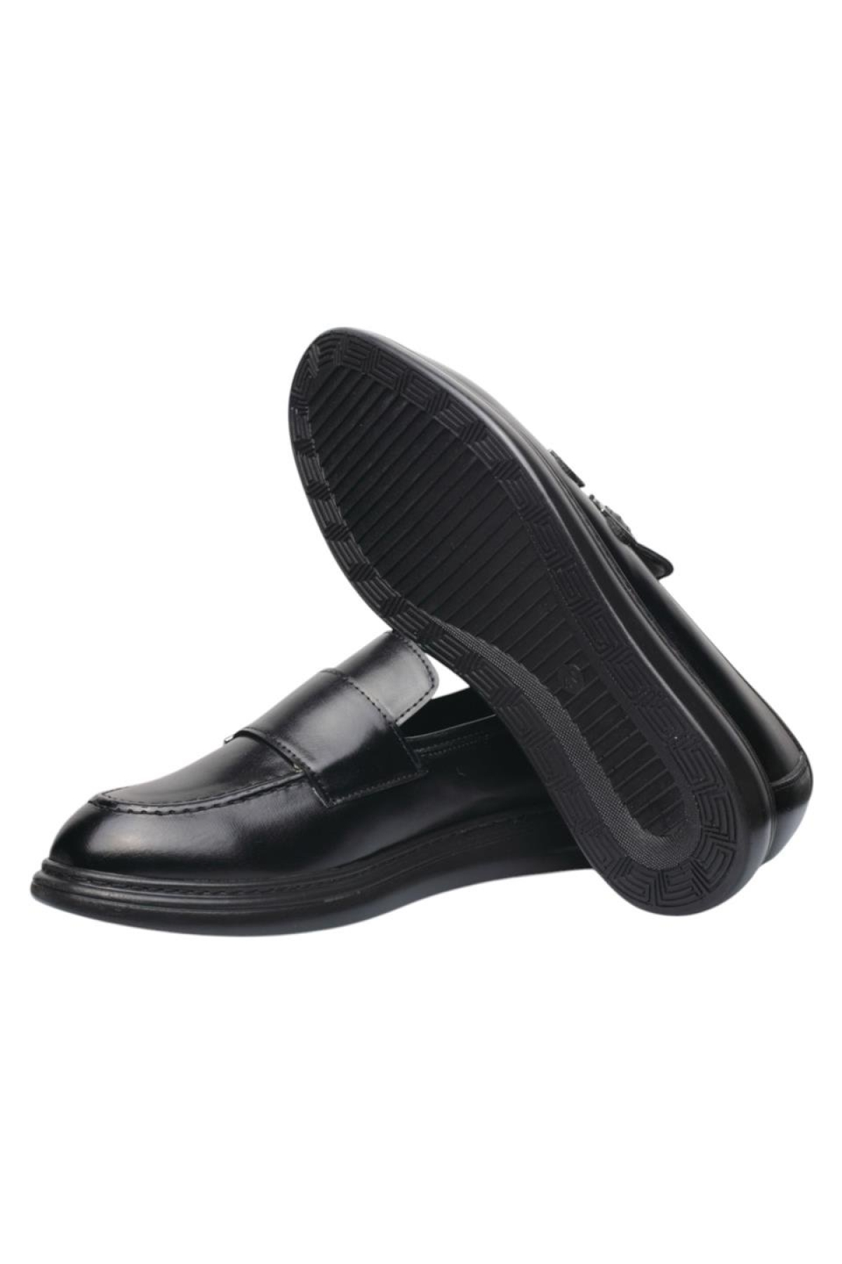 Erkek Ortopedik Jel İç Taban Comfort Tokalı Günlük Ayakkabı SİYAH - Görsel 8