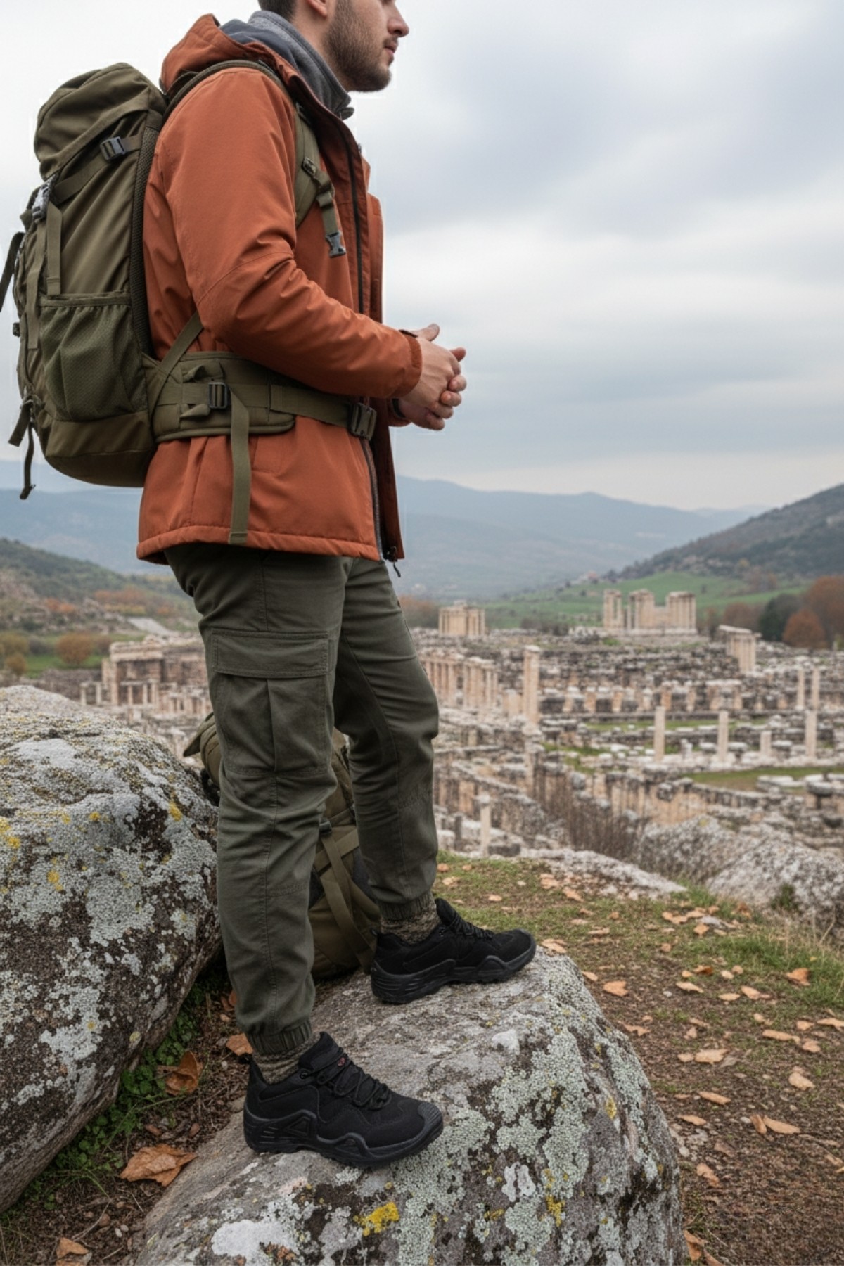 PİONEER Bağcıklı Trekking ve Günlük Outdoor Erkek Ayakkabı - Görsel 3