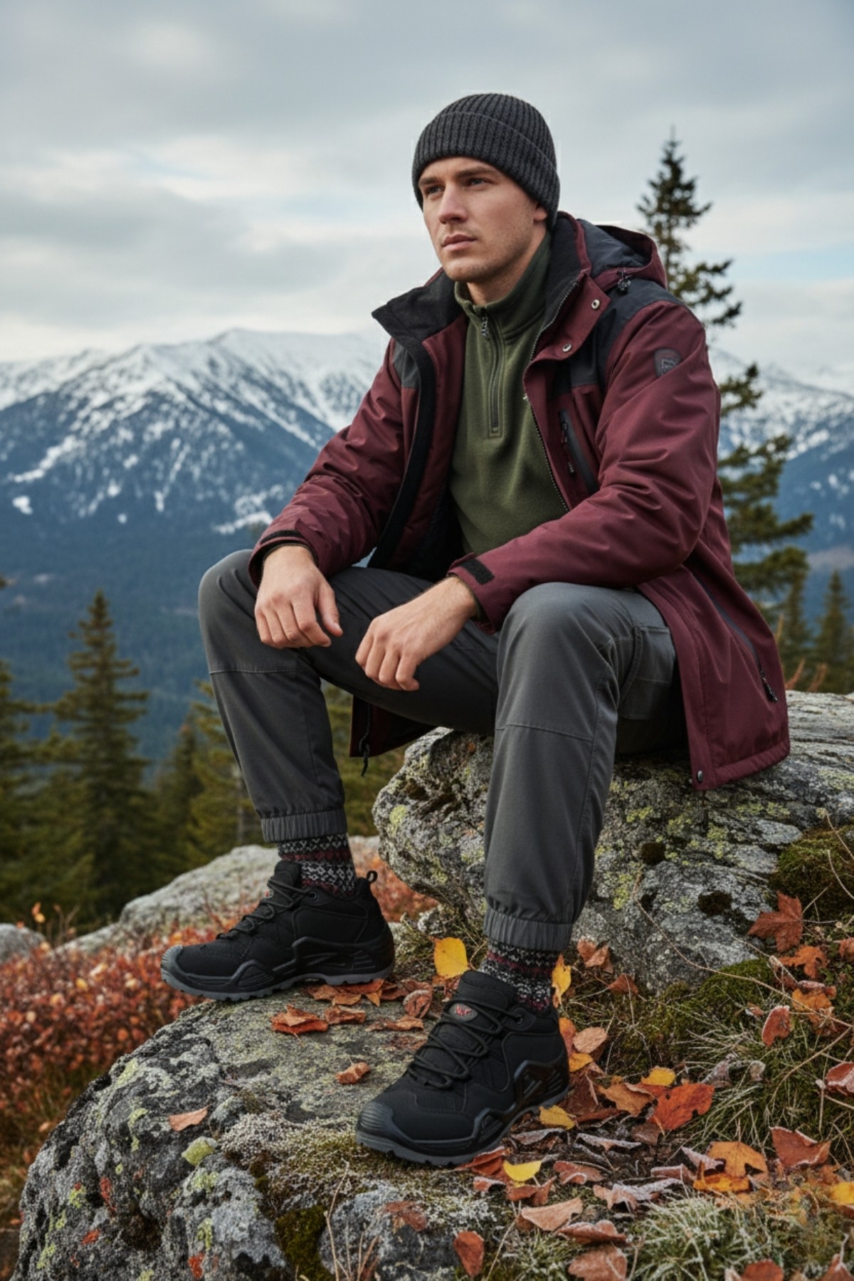 PİONEER Bağcıklı Trekking ve Günlük Outdoor Erkek Ayakkabı - Görsel 4