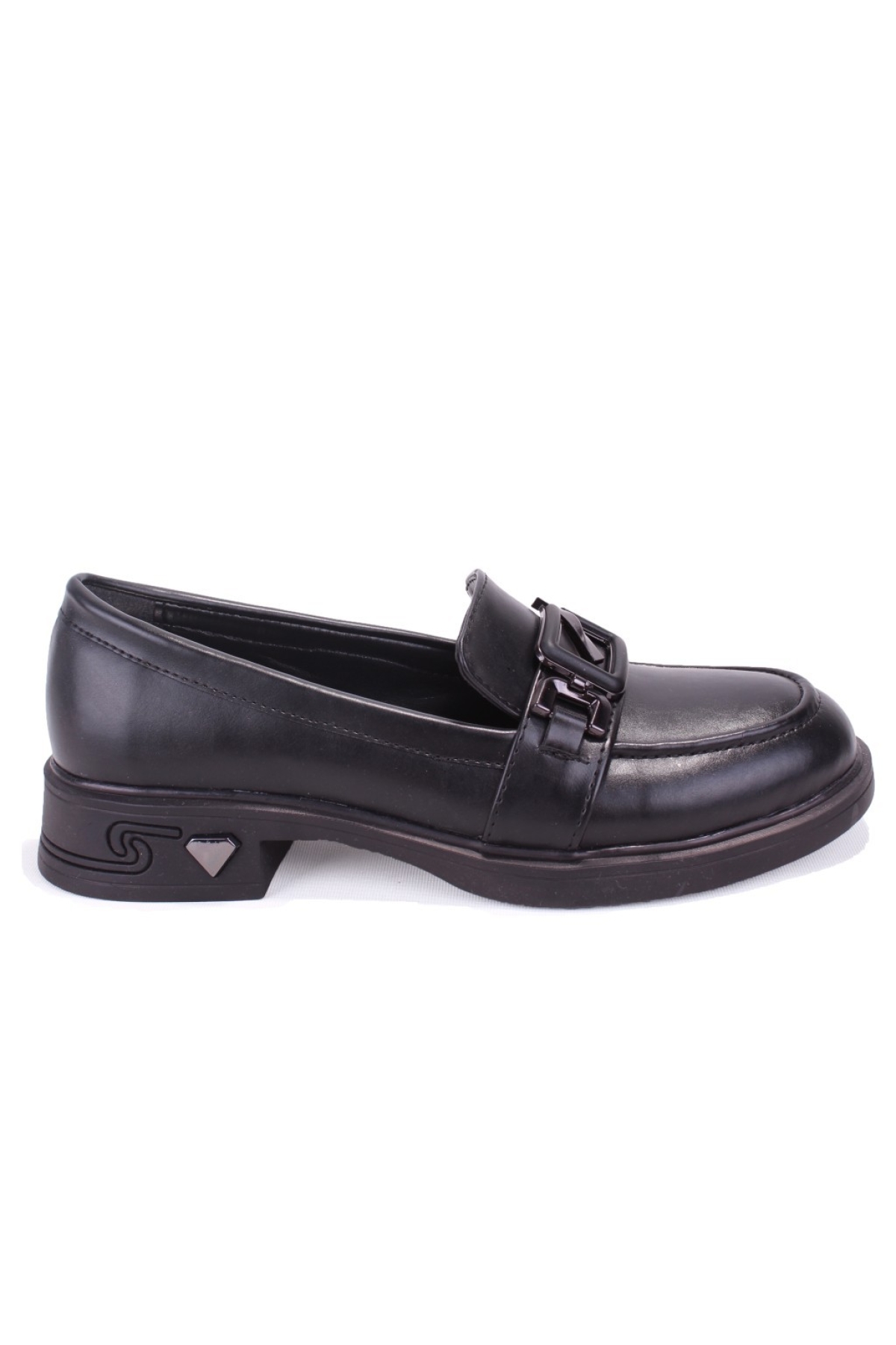 DZA07-1270309 Siyah Günlük Loafer Kadın Ayakkabı - Görsel 3