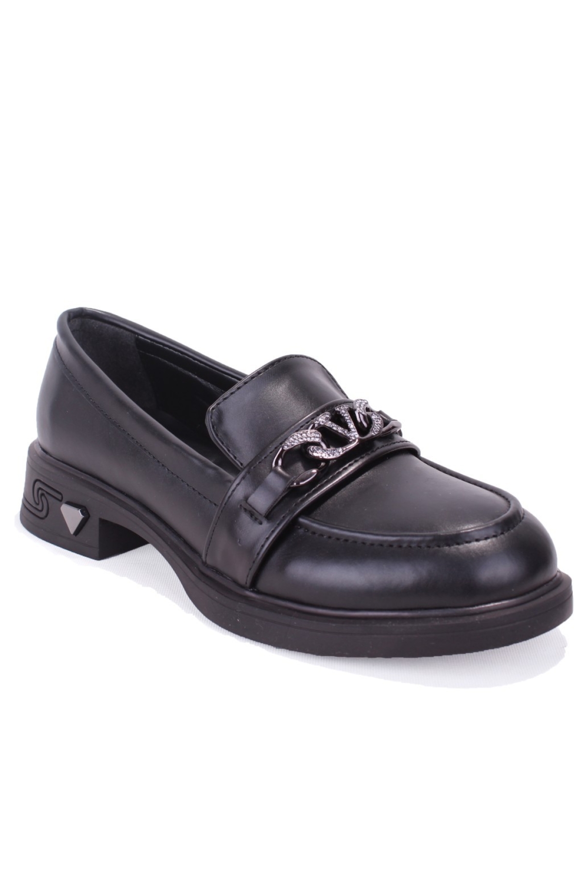 DZA07-1270302 Siyah Günlük Loafer Kadın Ayakkabı - Görsel 2