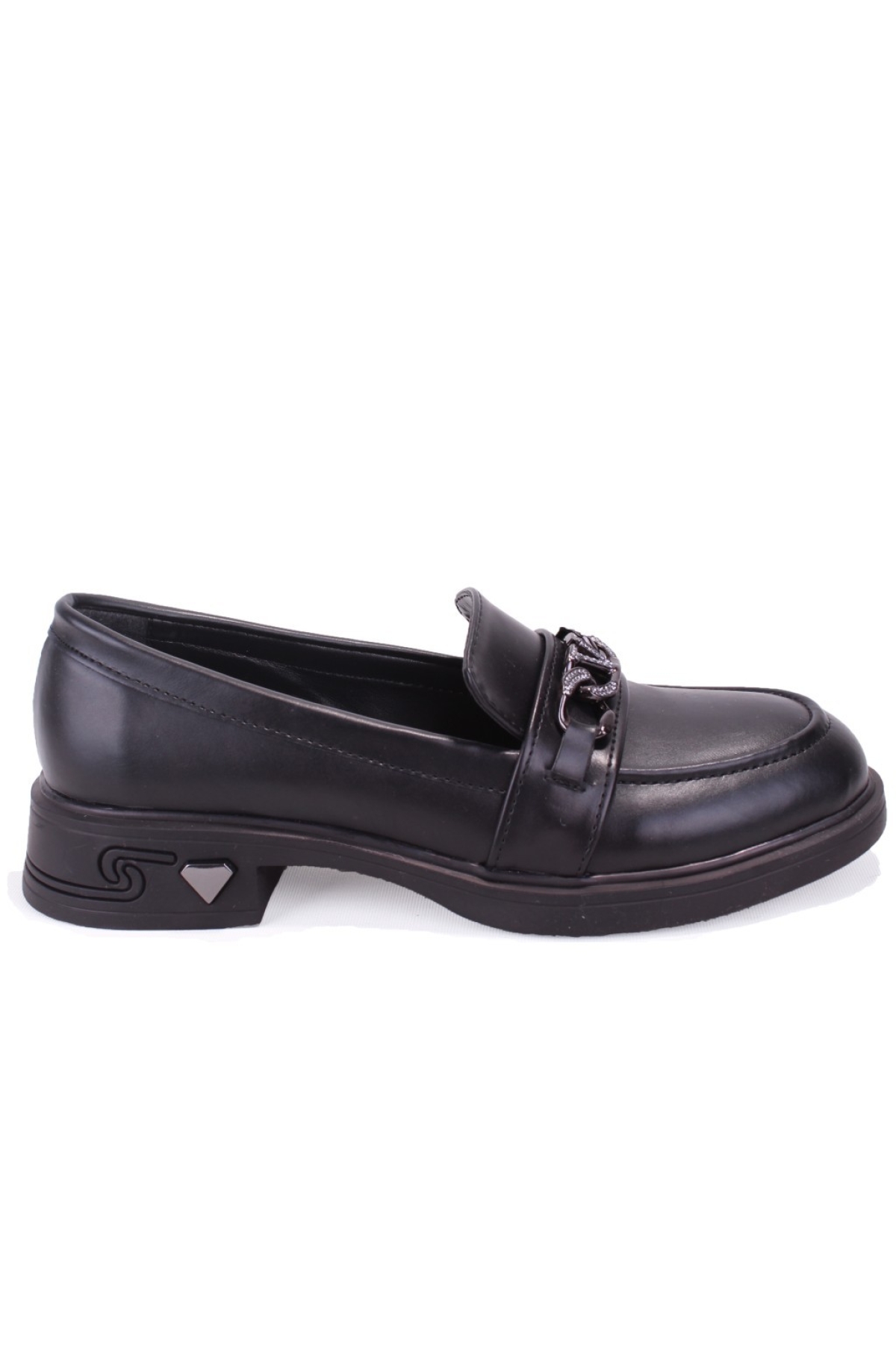 DZA07-1270302 Siyah Günlük Loafer Kadın Ayakkabı - Görsel 3