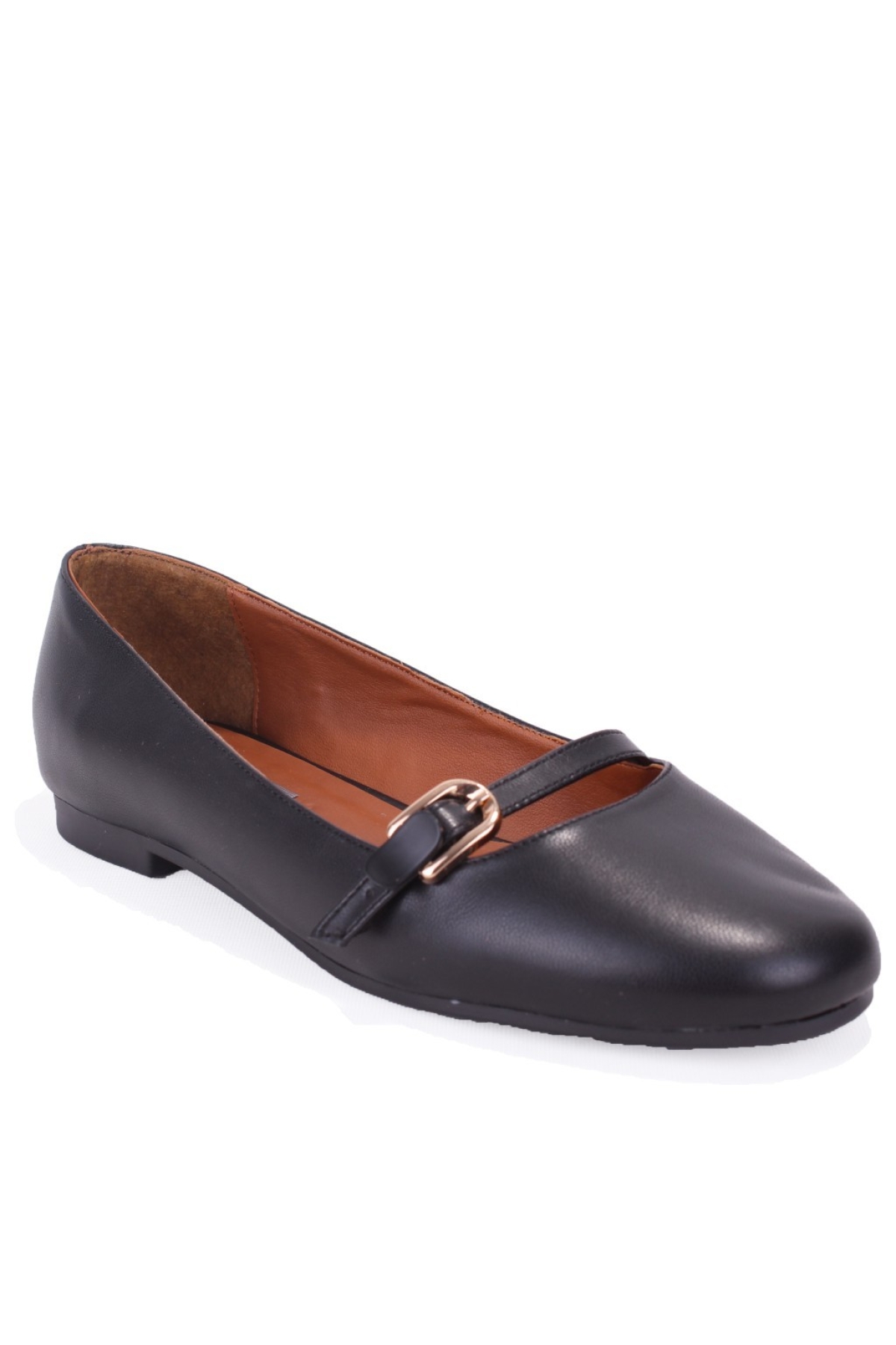 DZA07-108526454 Siyah Günlük Babet Kadın Ayakkabı - Görsel 2