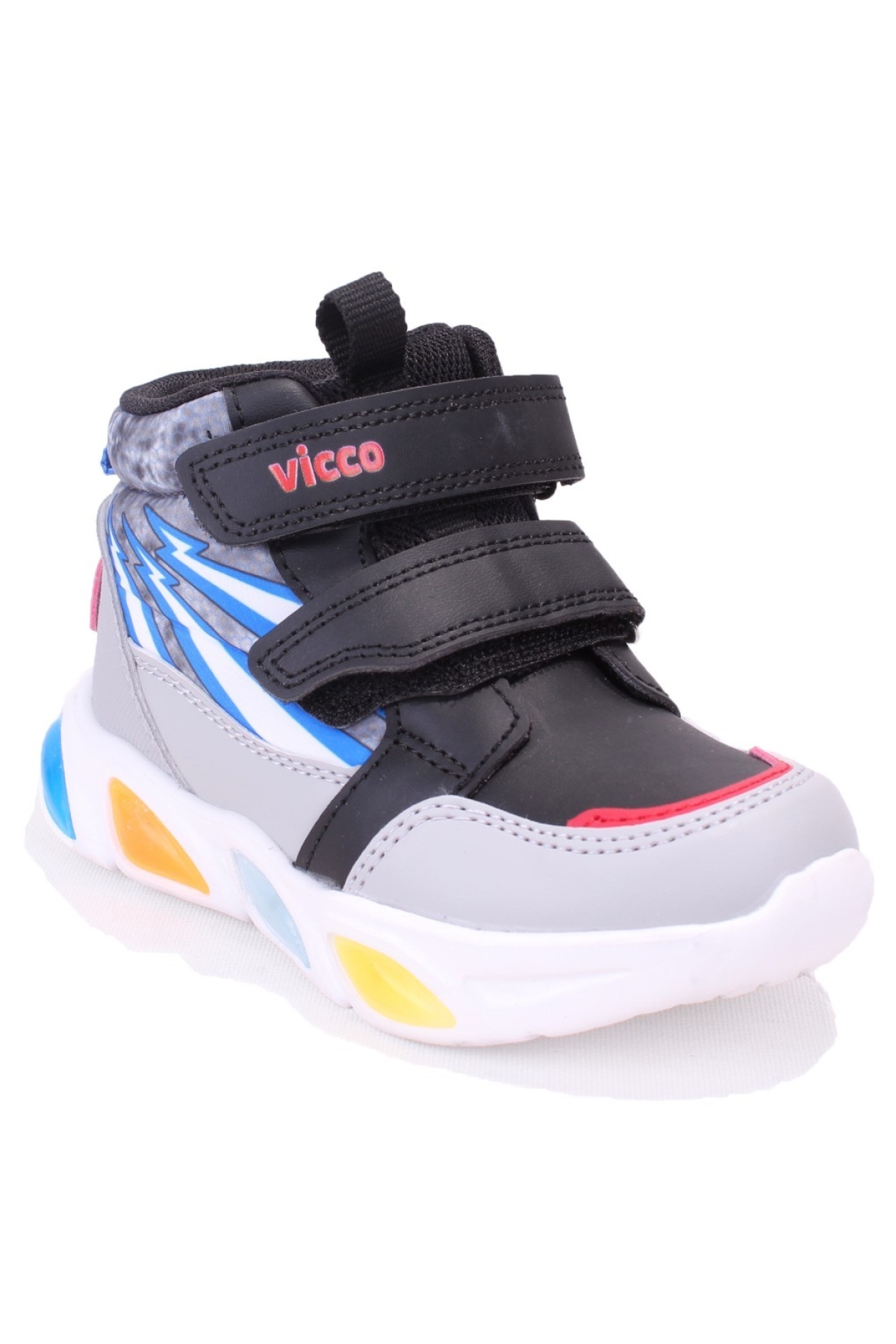 David 946P25K420 Siyah Ortopedik Günlük Işıklı Erkek Çocuk Spor Bot - Görsel 2