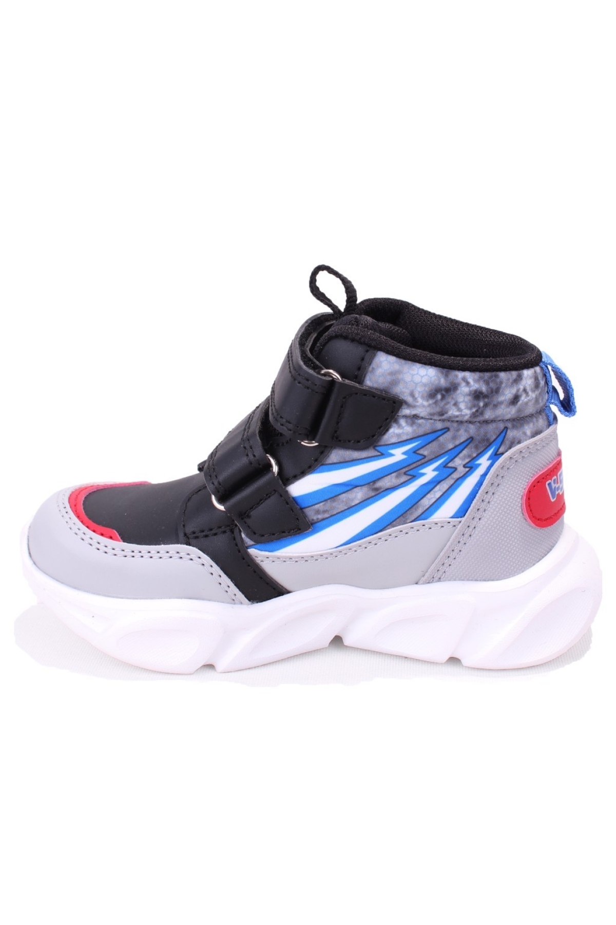 David 946P25K420 Siyah Ortopedik Günlük Işıklı Erkek Çocuk Spor Bot - Görsel 4
