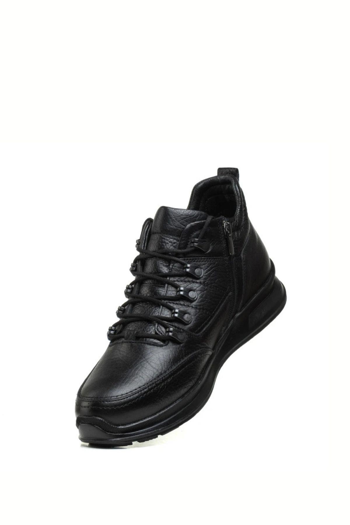 4509 Termo Kaymaz Taban Hakiki Deri Erkek Bot - Görsel 6