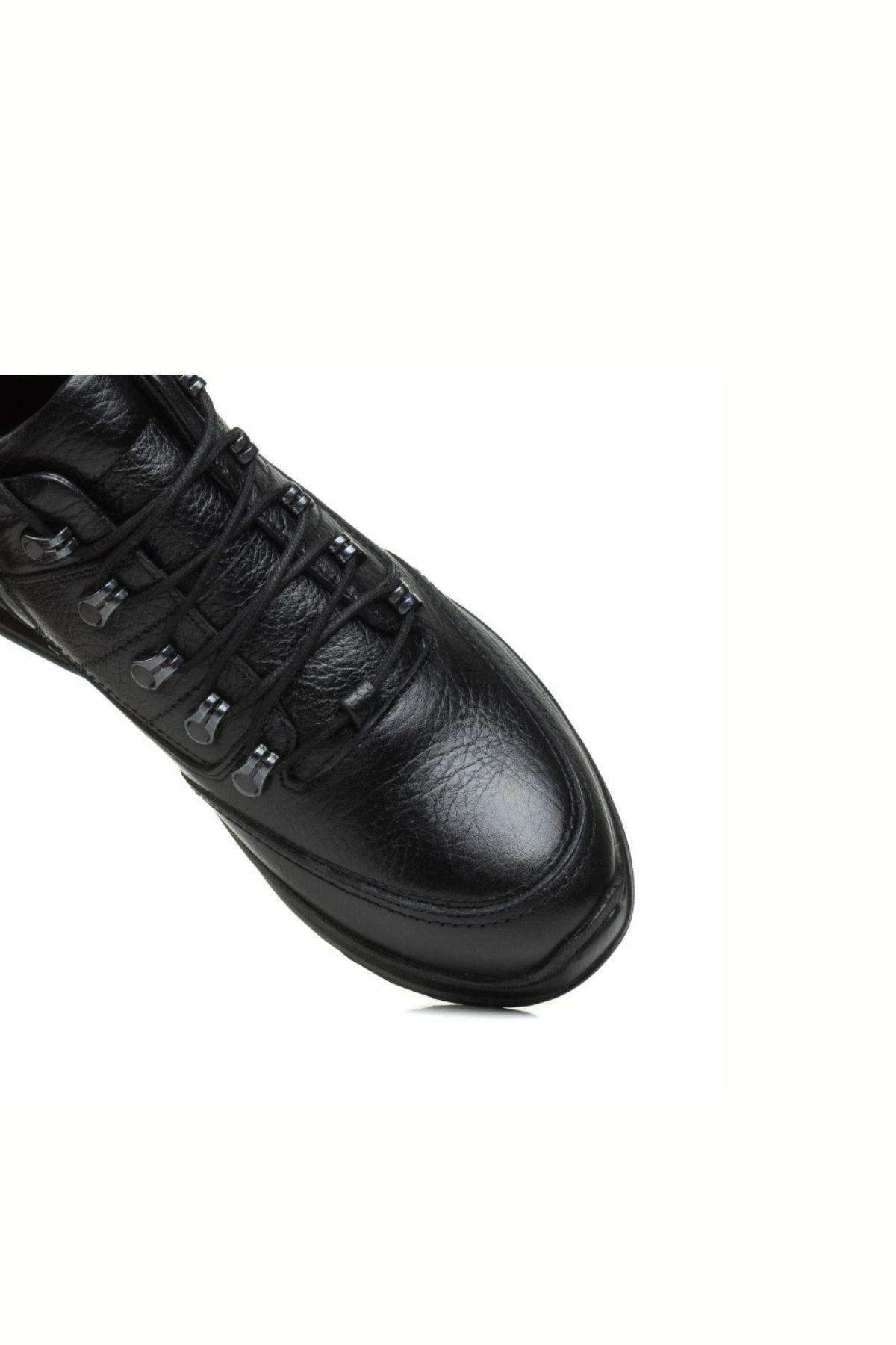 4509 Termo Kaymaz Taban Hakiki Deri Erkek Bot - Görsel 7