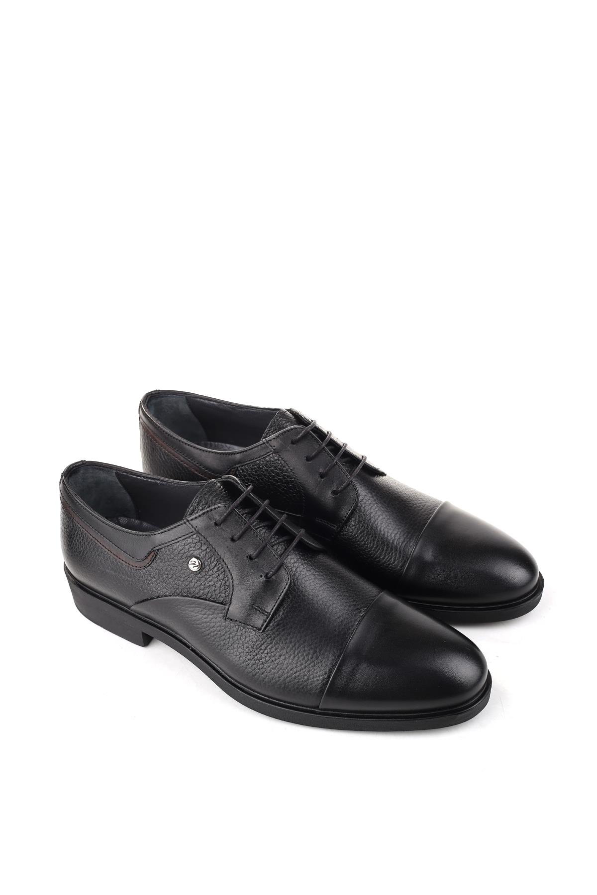 099 Hakiki Deri Bağcıklı Klasik Erkek Ayakkabı - Görsel 3