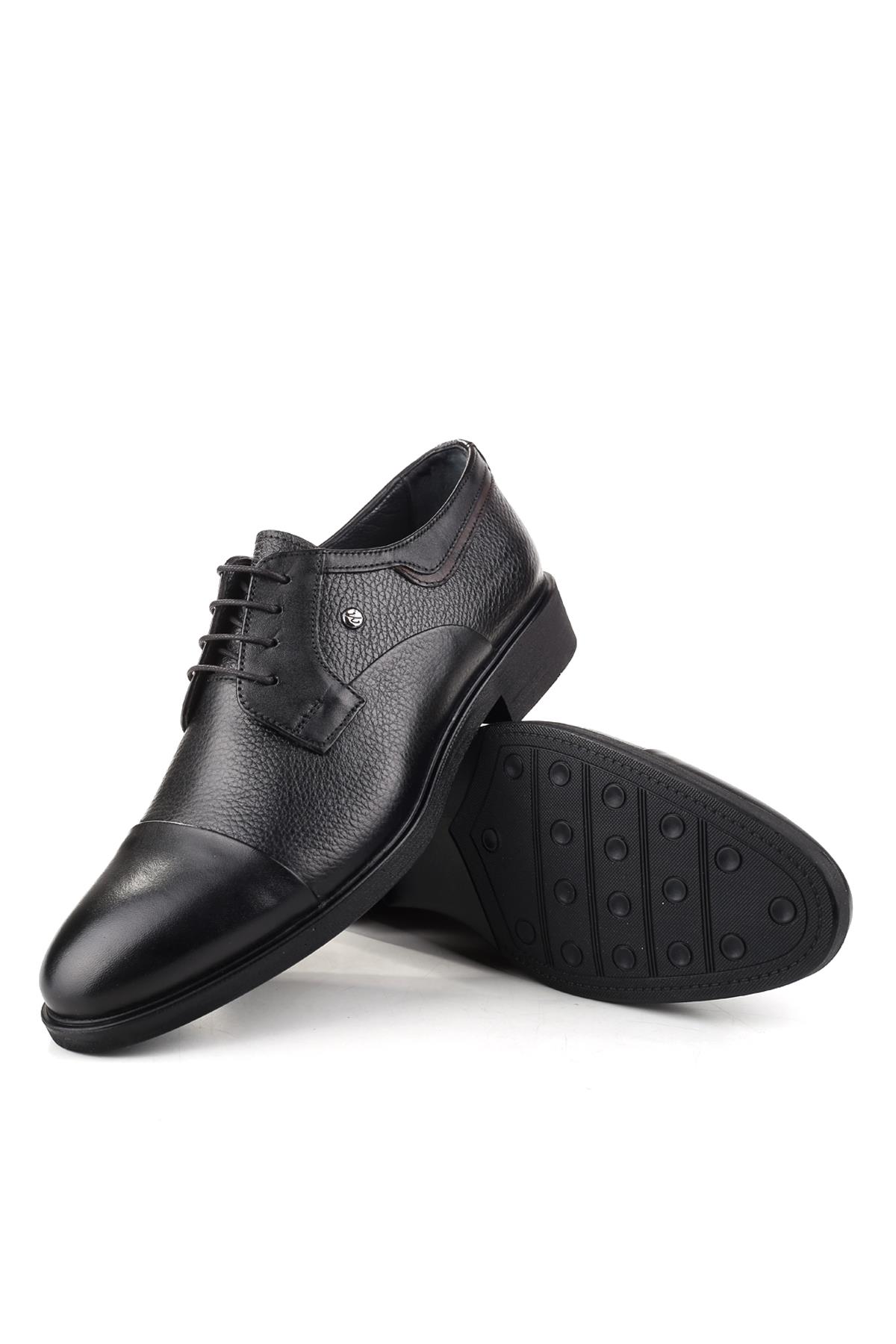 099 Hakiki Deri Bağcıklı Klasik Erkek Ayakkabı - Görsel 6