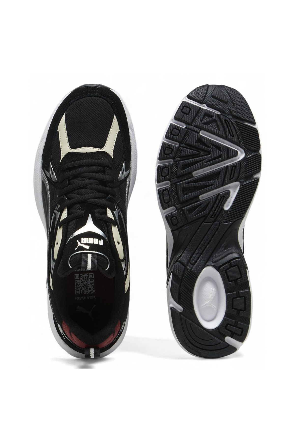 Milenio Tech Suede Unisex Siyah Spor Ayakkabı - Görsel 5