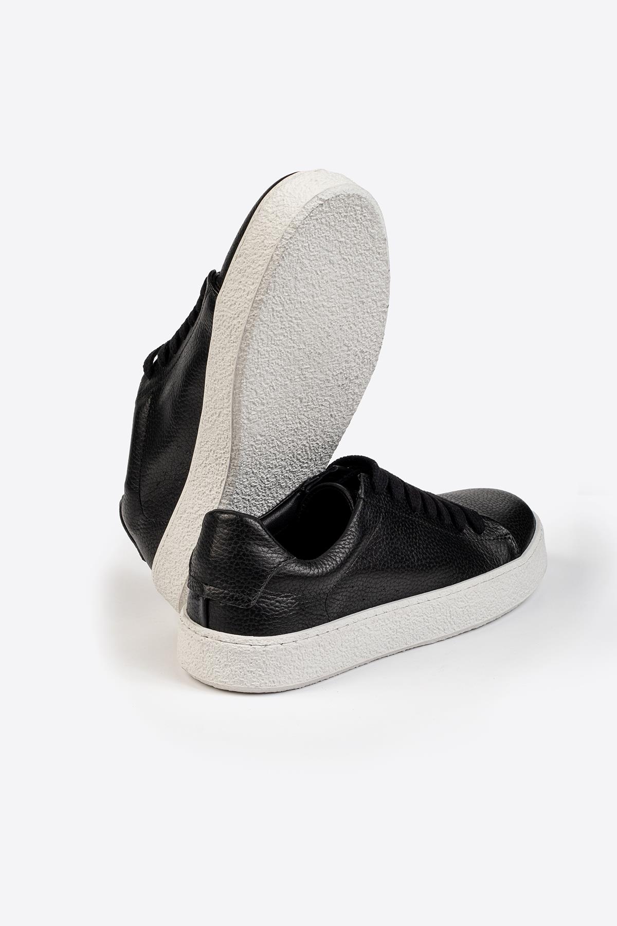 Erkek Deri Sneaker – Flotur Deri, Kauçuk Taban - Görsel 5