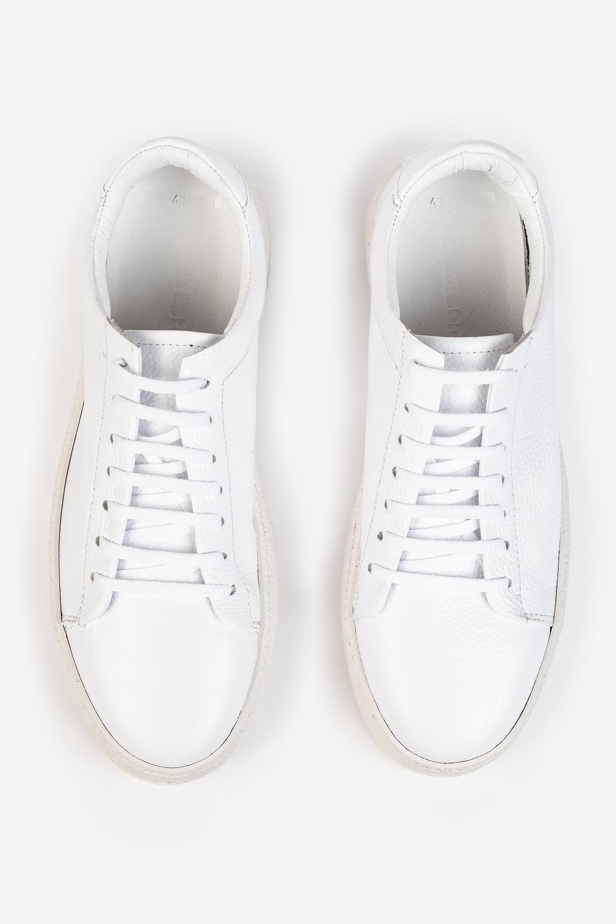 Erkek Deri Sneaker – Flotur Deri, Kauçuk Taban - Görsel 7