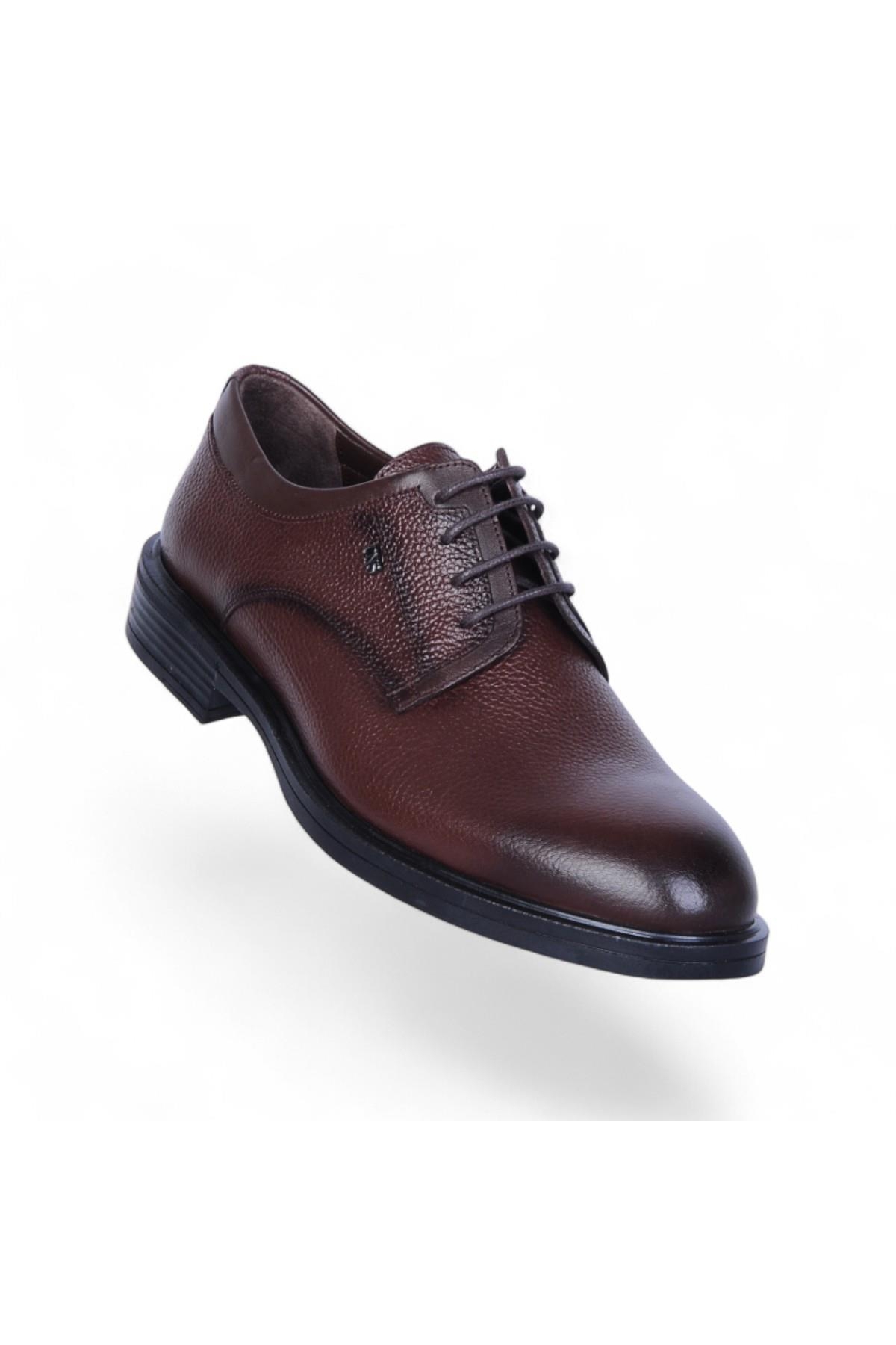 320 Kahve Zigana Kauçuk %Deri Erkek Klasik Ayakkabı - Görsel 2