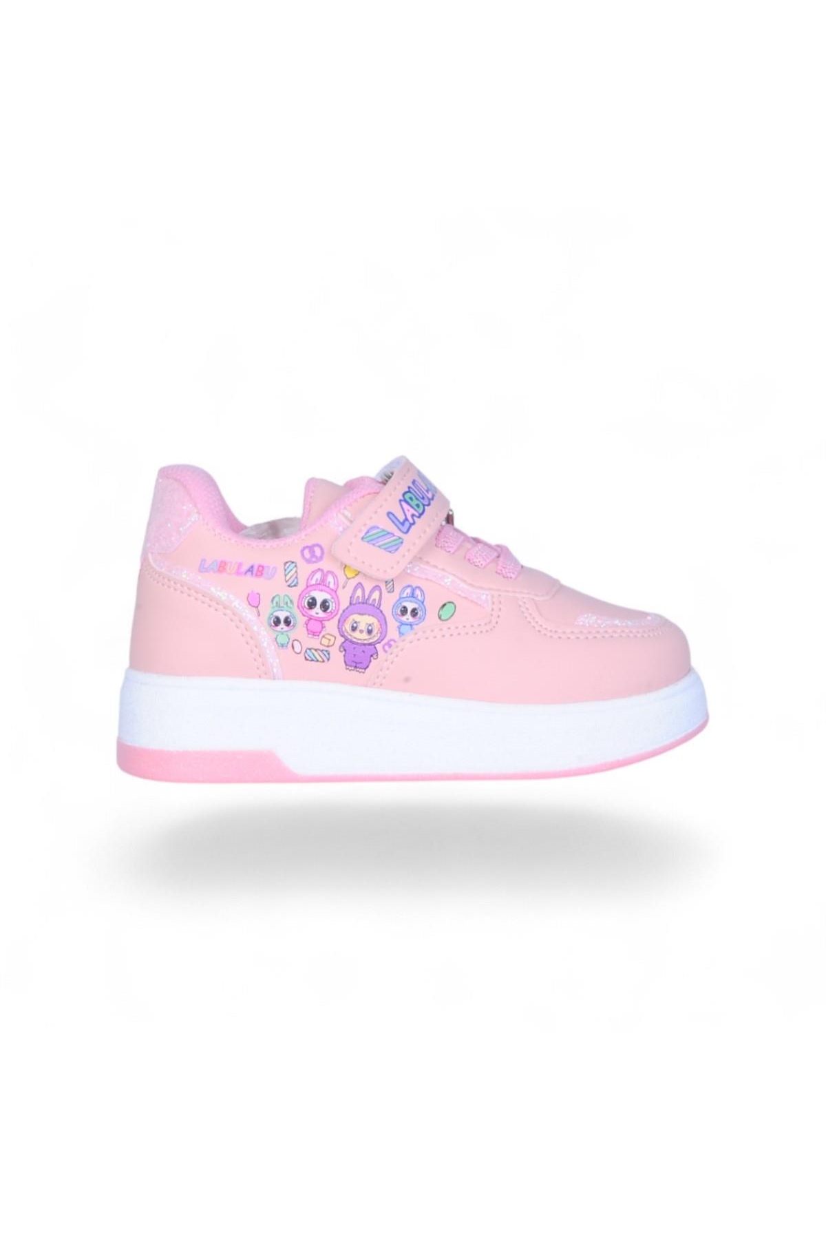 4011 Pudra Kız Çocuk Sneaker Spor Ayakkabı - Görsel 3