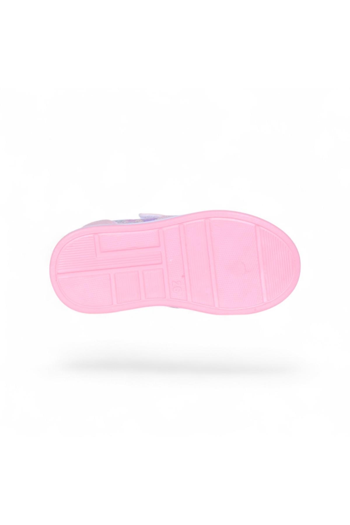 4011 Pudra Kız Çocuk Sneaker Spor Ayakkabı - Görsel 5