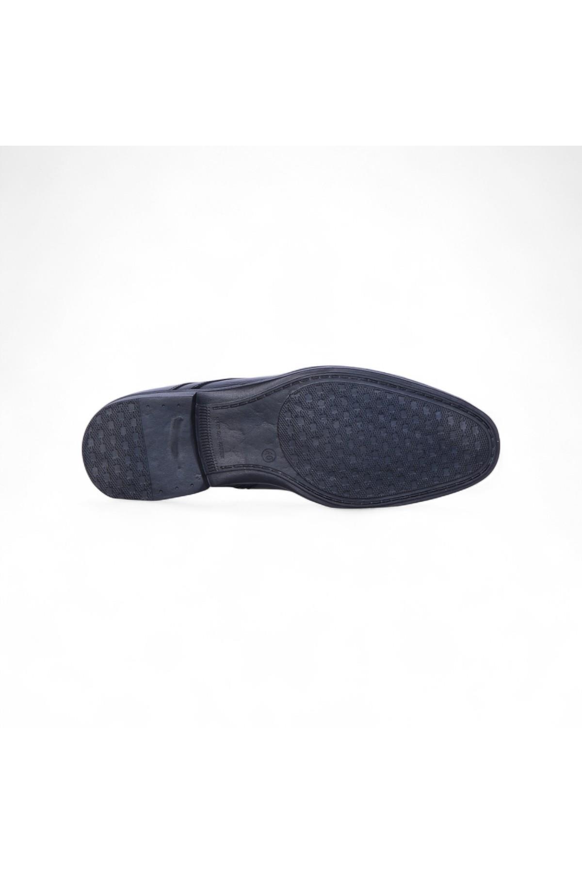 Crısso B485 Siyah Kauçuk %100 Deri Erkek Bot Ayakkabı - Görsel 5