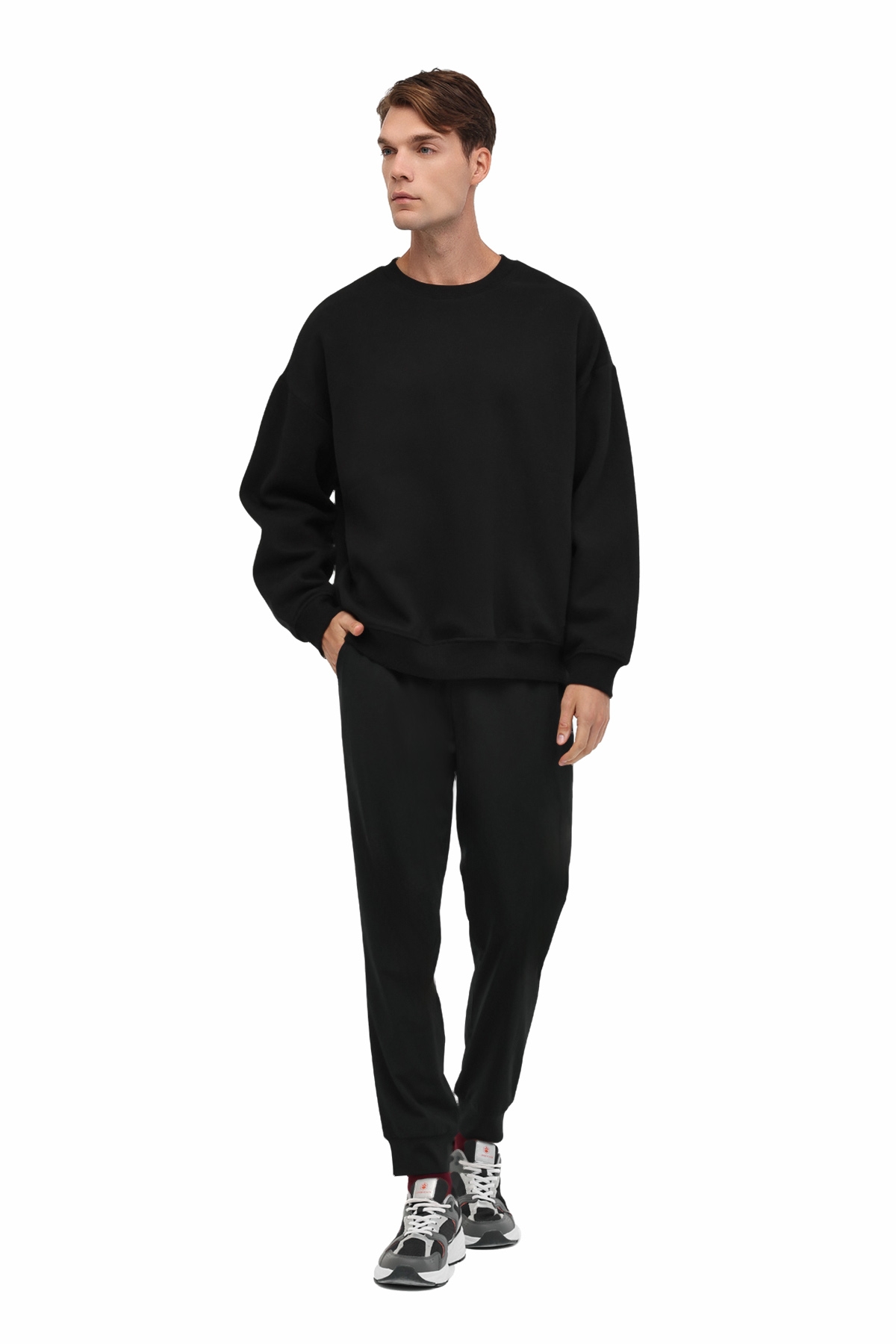 Lumberjack MB ROS 16HS108 5PR Siyah Erkek Sweatshirt 102024413