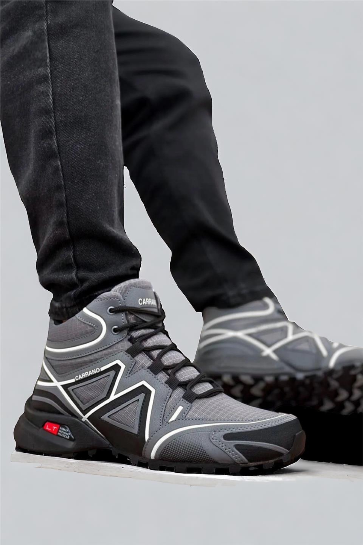 Trekking Outdoor Erkek Bot FÜME - BEYAZ - Görsel 3