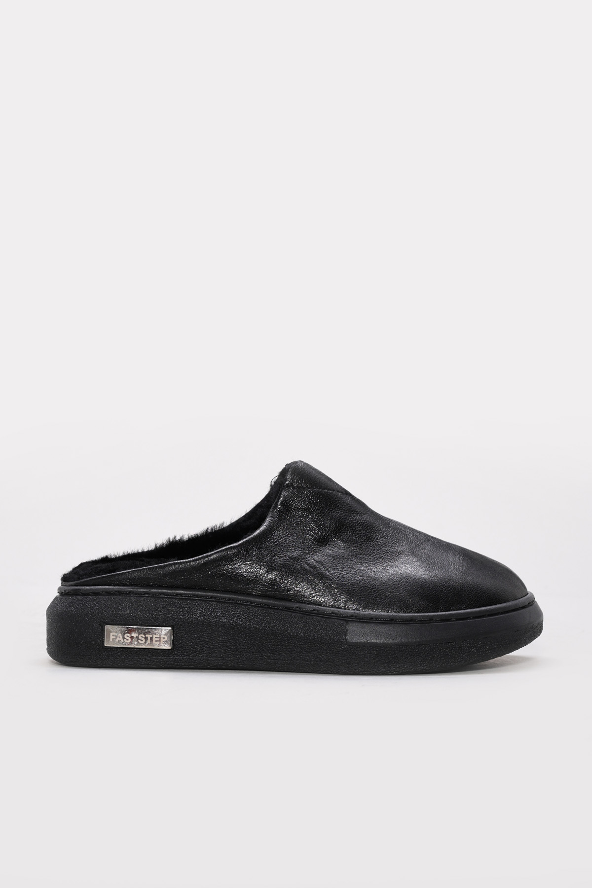 Hakiki Deri Kürklü Kadın Ev Terlik 733ZA003 - Görsel 2