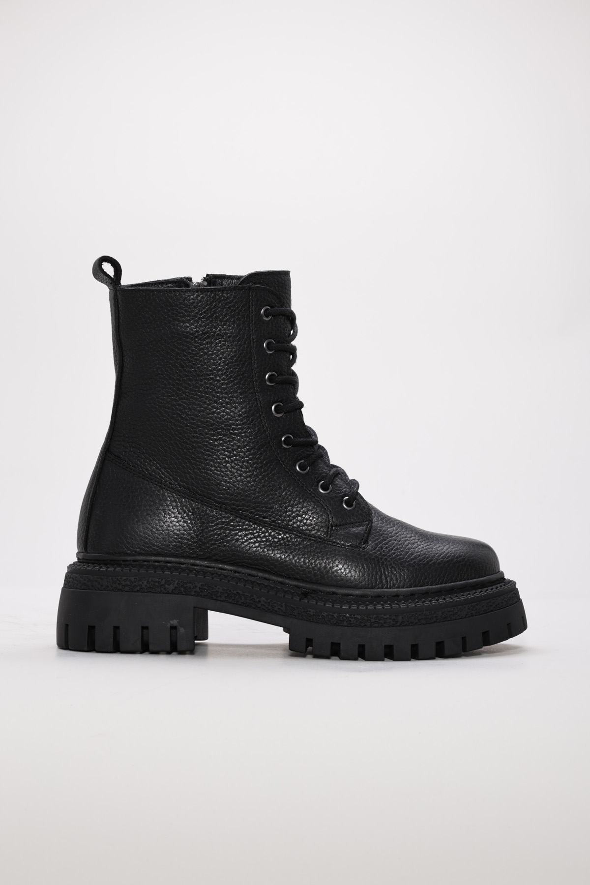 Hakiki Deri Kürklü Kadın Klasik Bot 657KZA2512 - Görsel 2