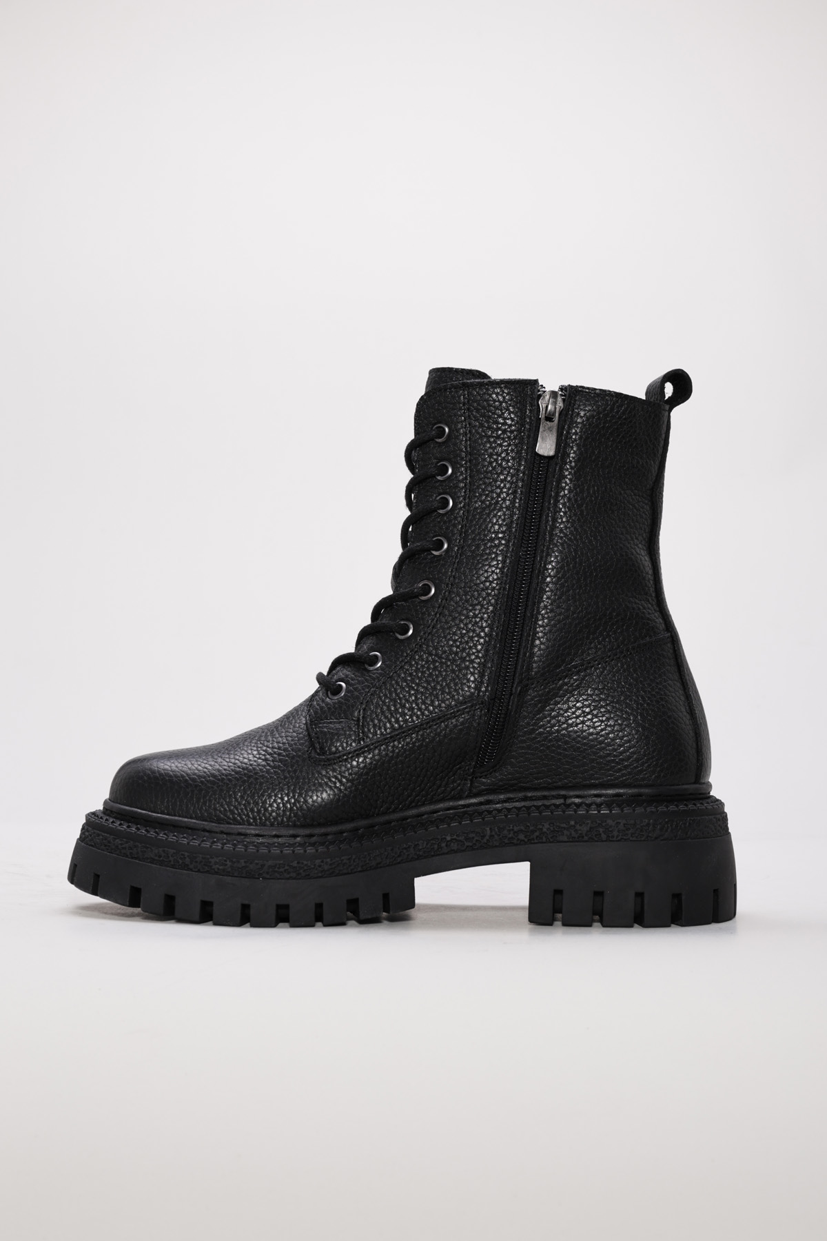 Hakiki Deri Kürklü Kadın Klasik Bot 657KZA2512 - Görsel 3