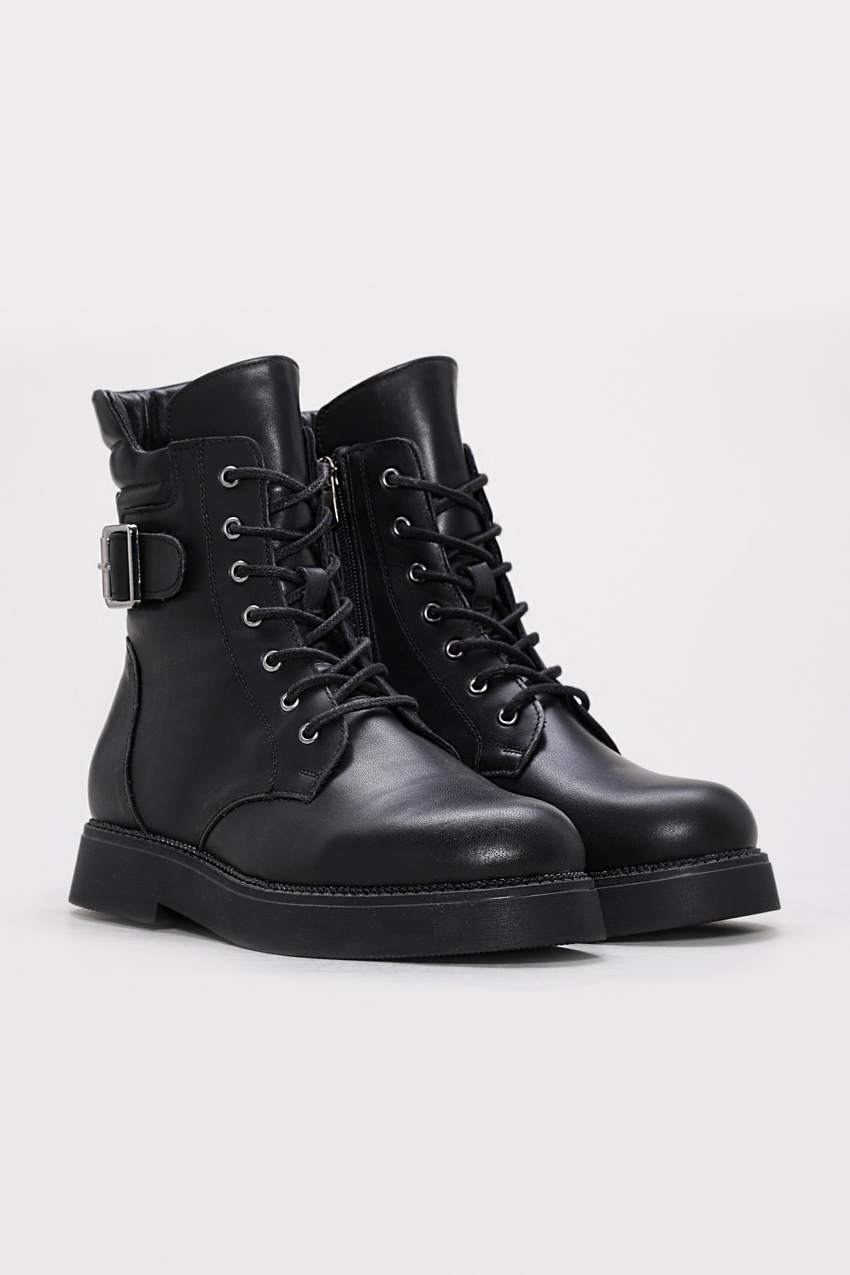 Hakiki Deri Kürklü Kadın Klasik Bot 657KZA2506 - Görsel 5