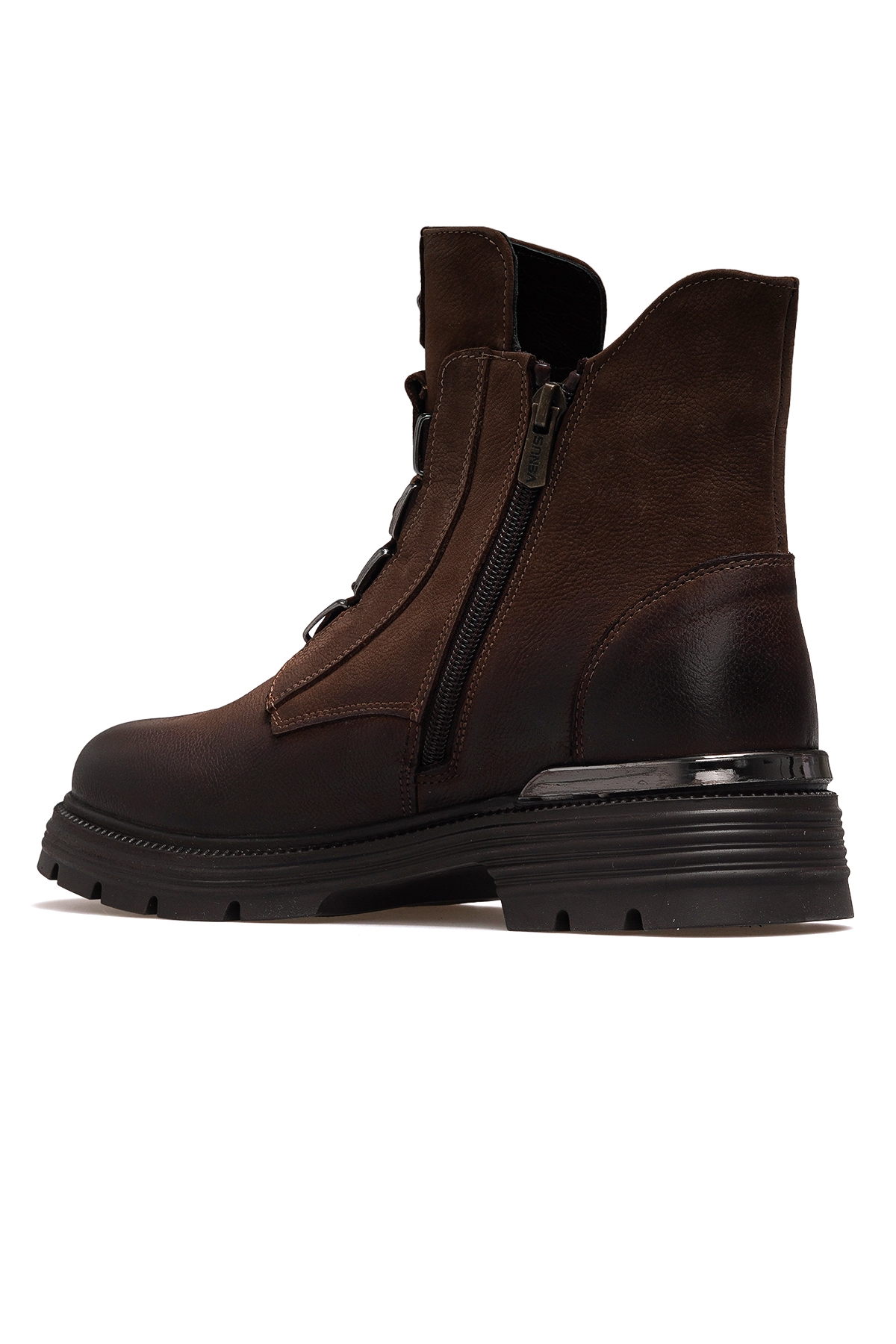 Kadın Hakiki Deri Toka Detaylı Günlük Bot 25k 2353524k Z Vizon Nubuk - Görsel 4