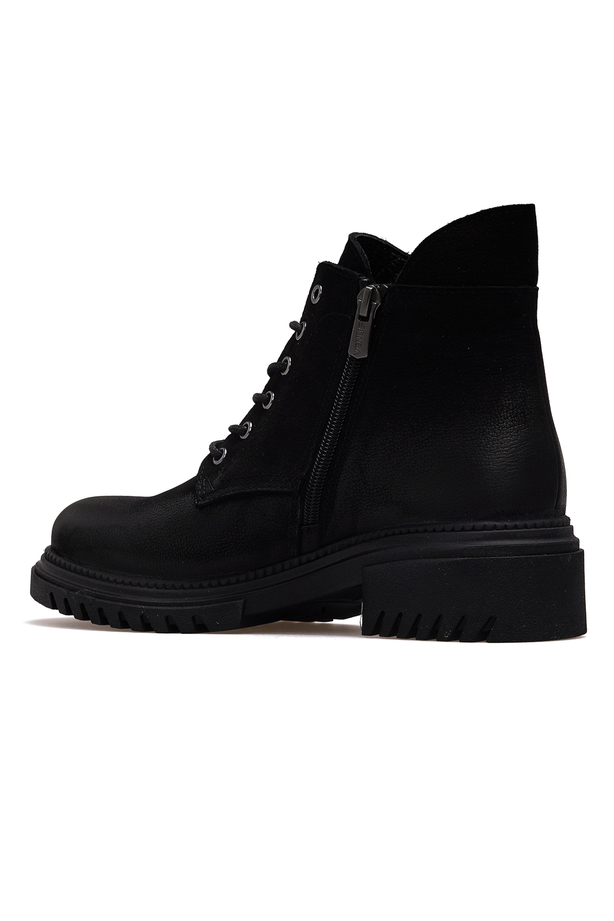 Kadın Hakiki Deri Postal Günlük Bot 25k 1950865k Z Siyah Nubuk - Görsel 4