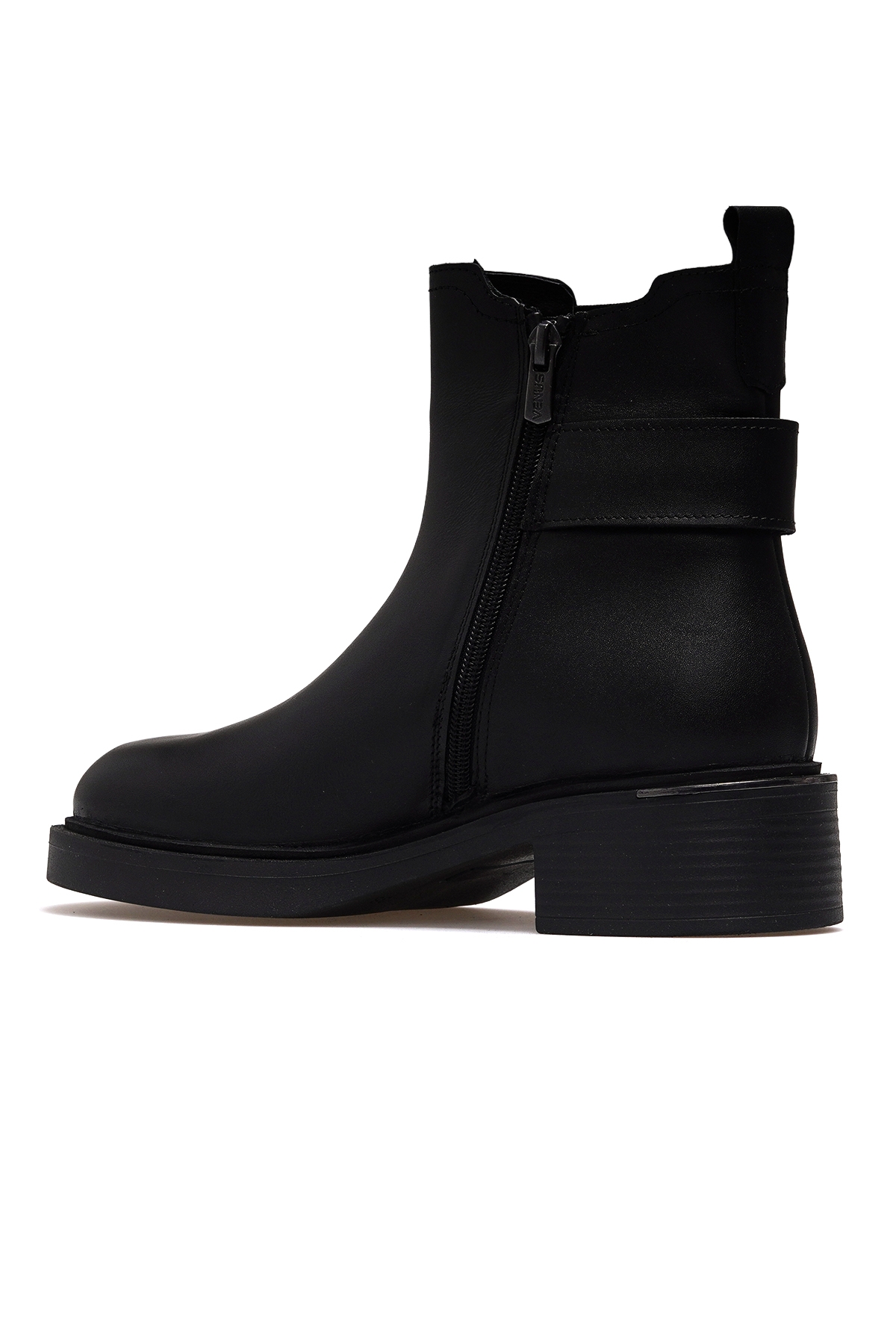 Kadın Hakiki Deri Topuklu Günlük Bot 25k 2553402k Z Siyah - Görsel 4