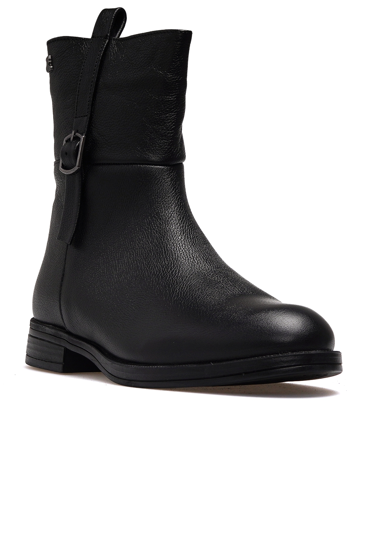 Kadın Hakiki Deri Casual Günlük Bot 25k 2552701k Z Siyah - Görsel 5