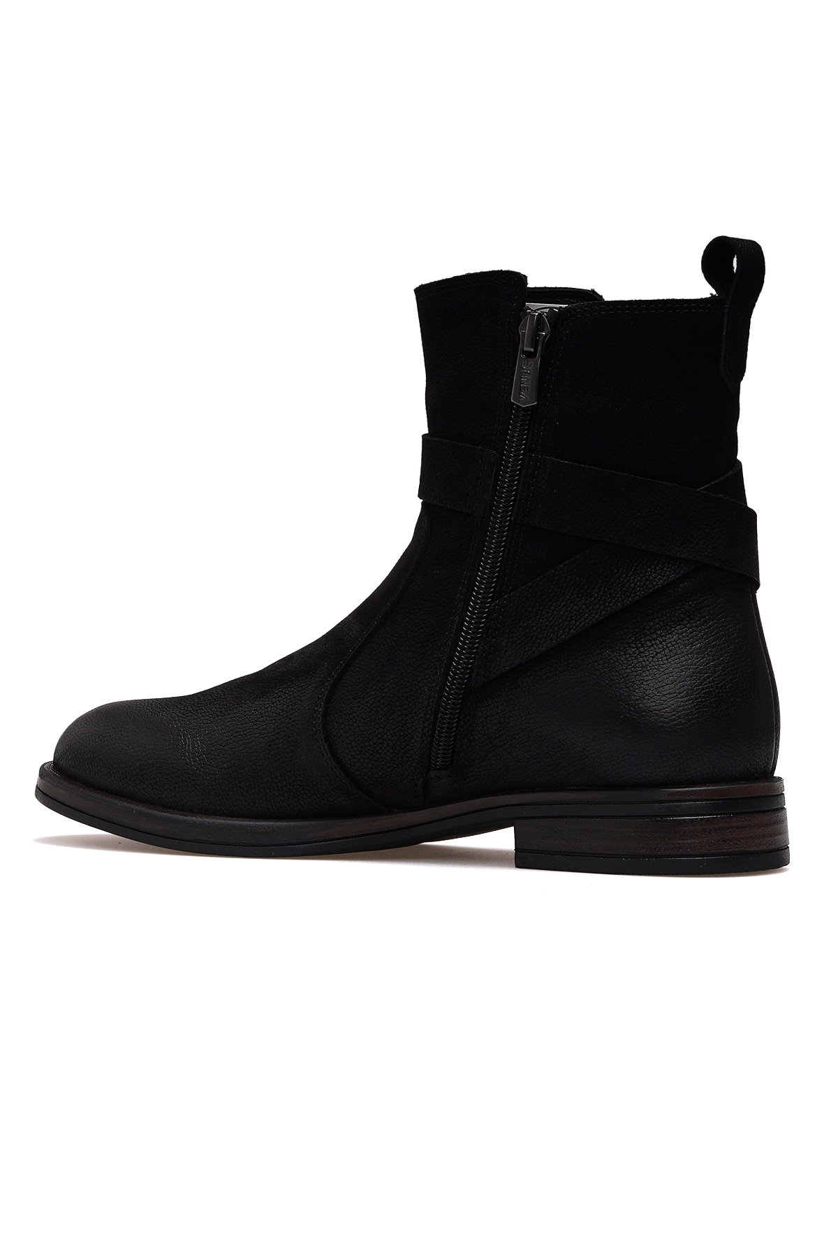 Kadın Hakiki Deri Casual Günlük Bot 25k 2552703k Z Siyah Nubuk - Görsel 4