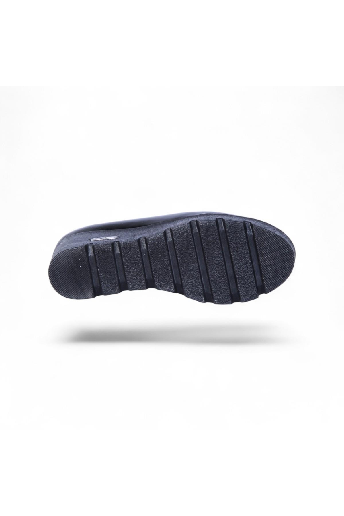 Esrc-607 Siyah Kadın 7Cm Topuklu Ayakkabı - Görsel 5