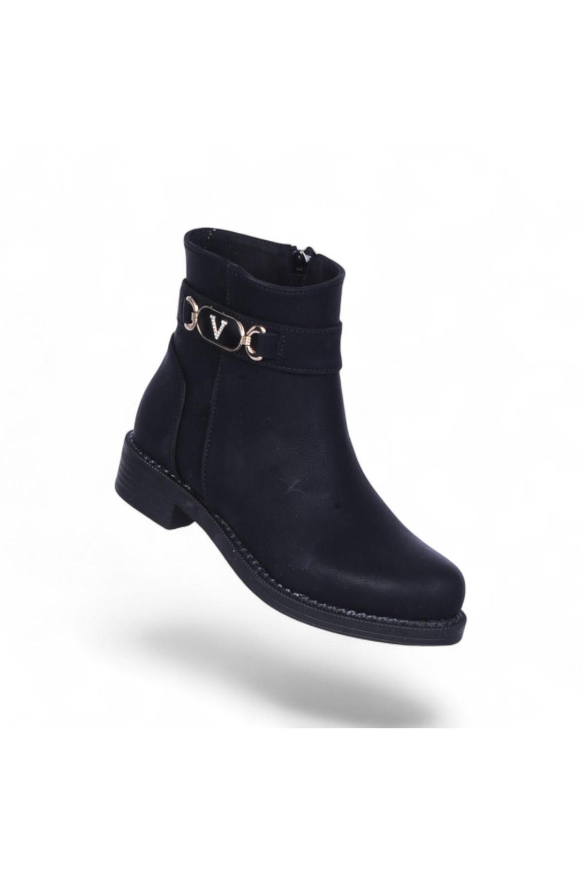 S13 Nubuk Kadın Düz Bot - Görsel 2