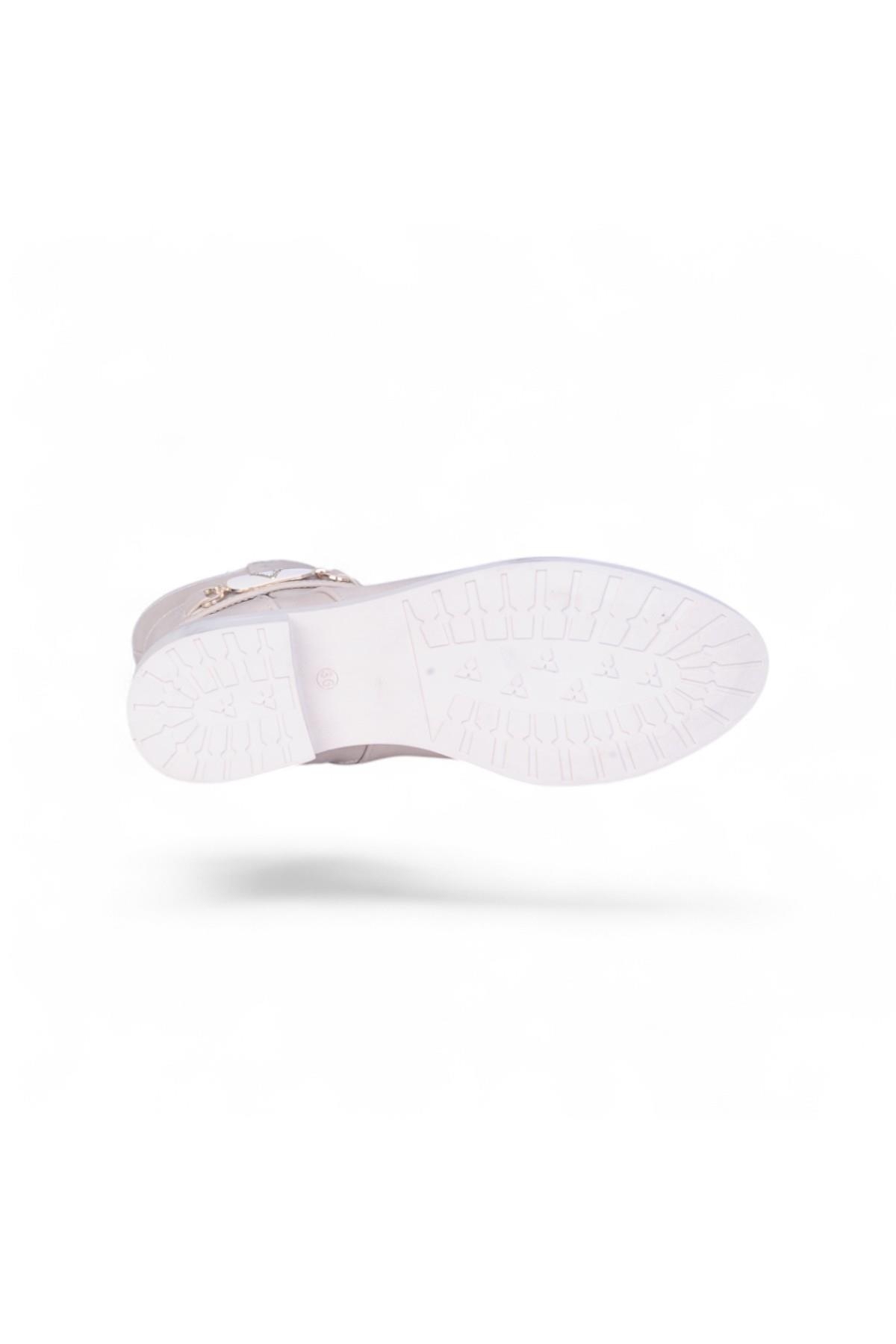 S13 Nubuk Kadın Düz Bot - Görsel 5