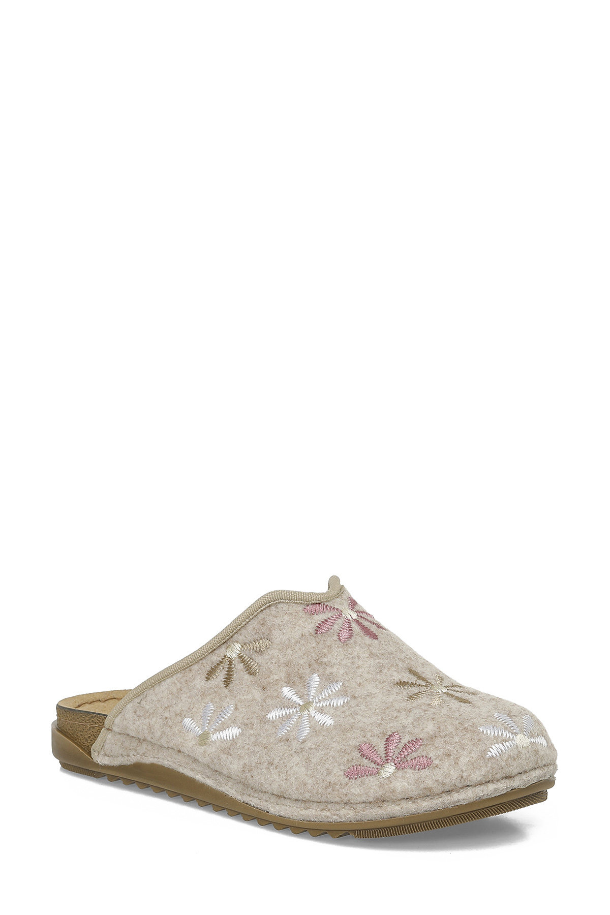 609029.Z5PR Bej Kadın Ev Terliği - Görsel 3