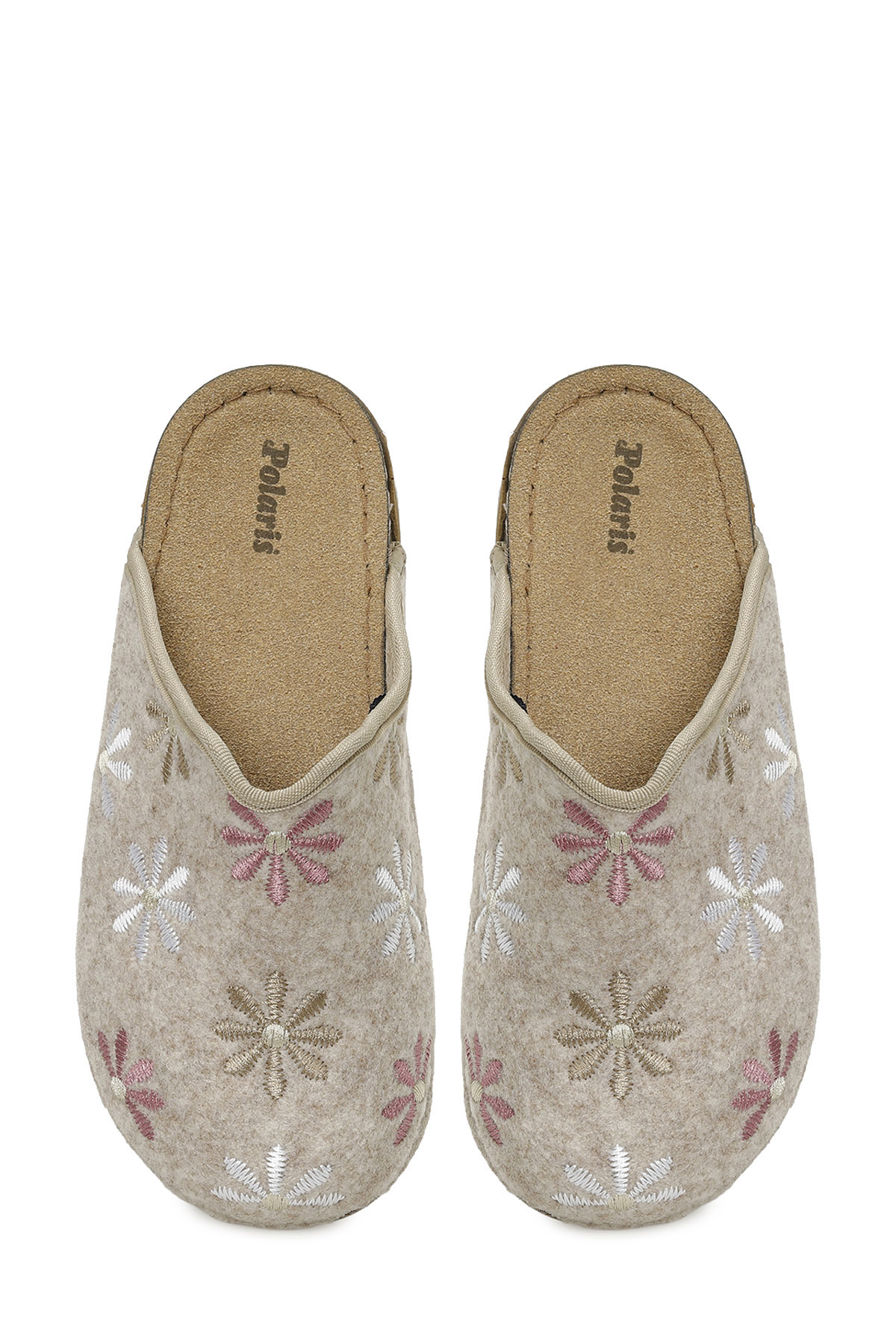 609029.Z5PR Bej Kadın Ev Terliği - Görsel 5